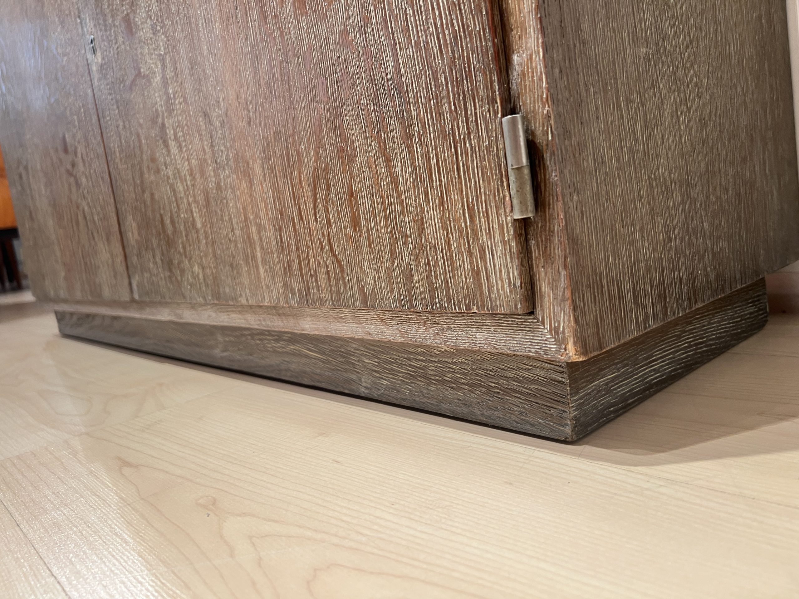 Art Deco Office Cabinet, De Coene Frères, Limed Oak, Belgium circa 1935.10