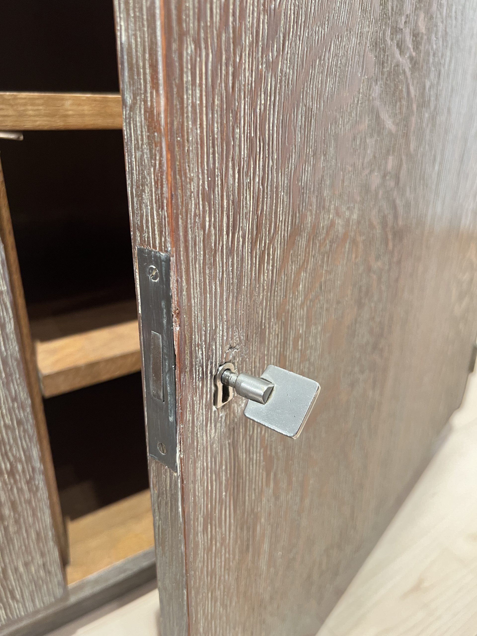 Art Deco Office Cabinet, De Coene Frères, Limed Oak, Belgium circa 1935.12