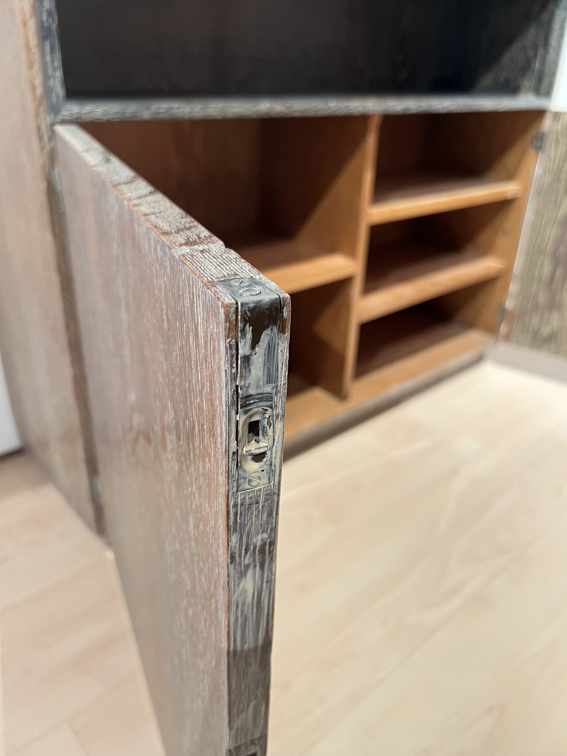 Art Deco Office Cabinet, De Coene Frères, Limed Oak, Belgium circa 1935.14