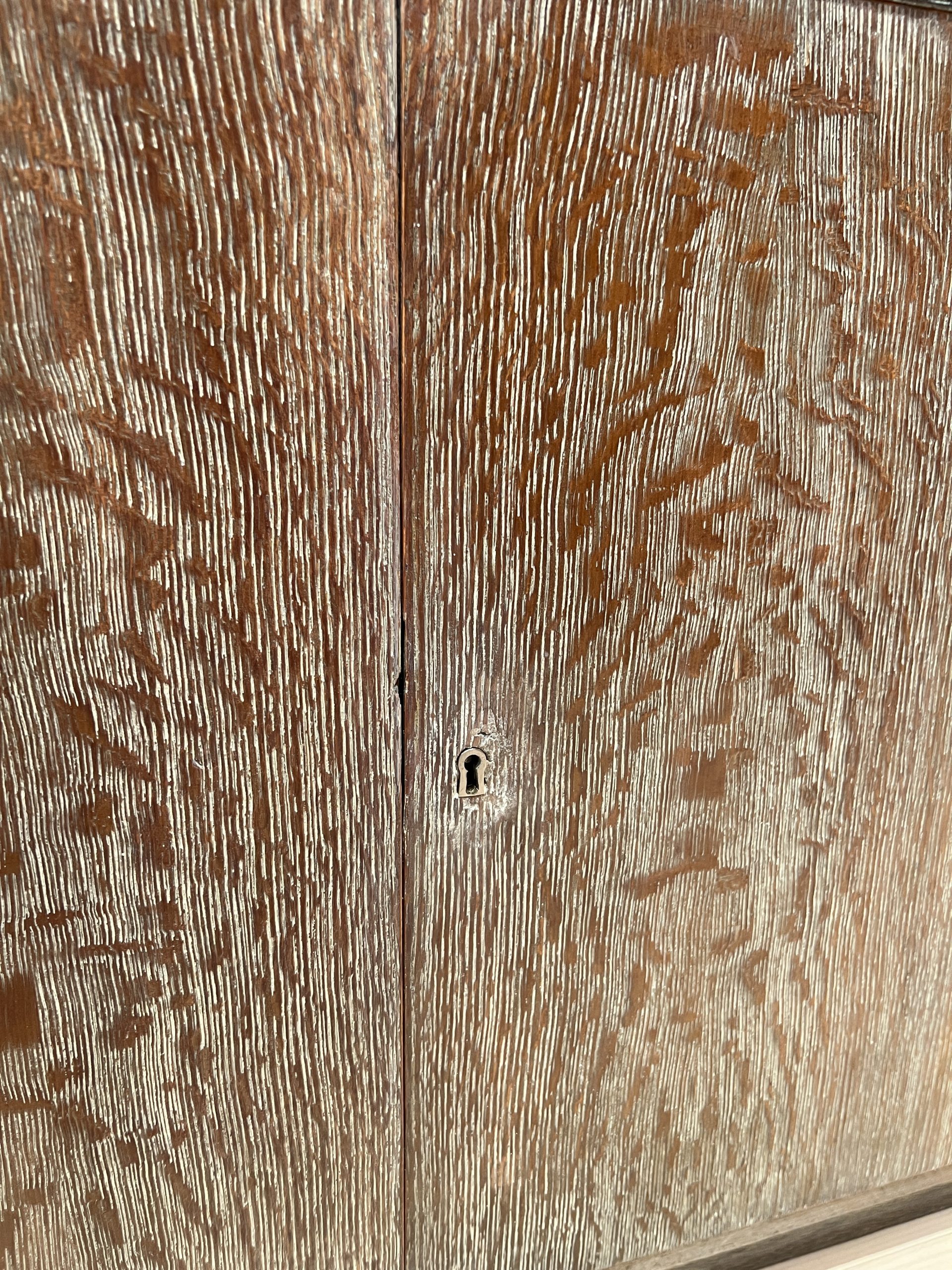 Art Deco Office Cabinet, De Coene Frères, Limed Oak, Belgium circa 1935.4