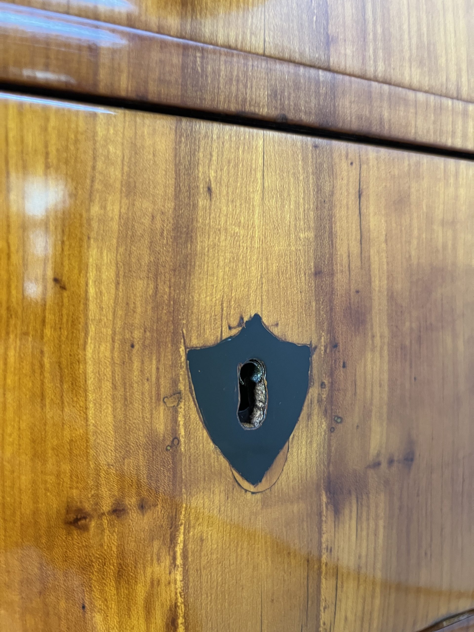 Biedermeier Chiffoniere, Kirschbaum, Süddeutschland18