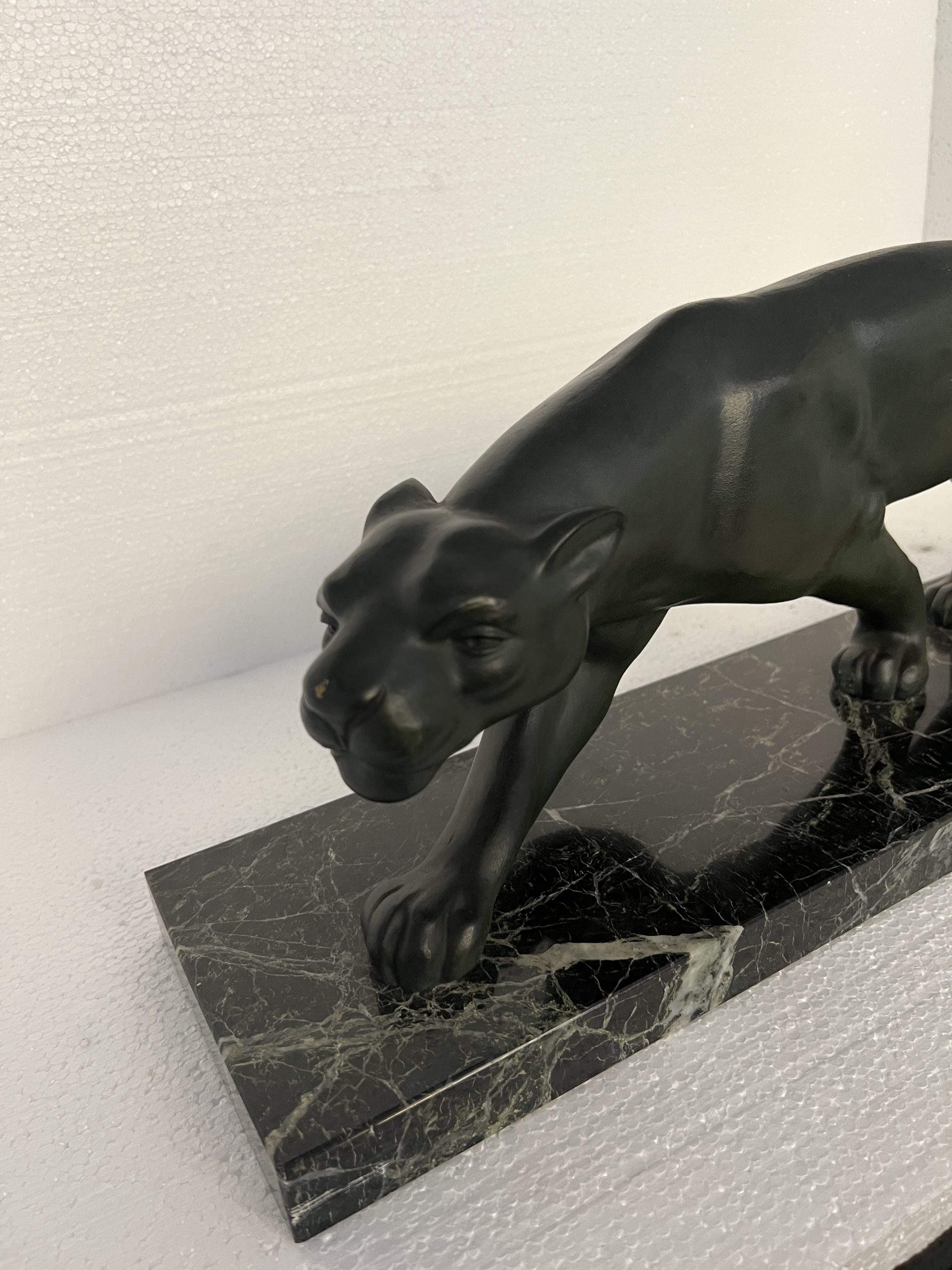 Art Deco Secondo Bronze Panther.1