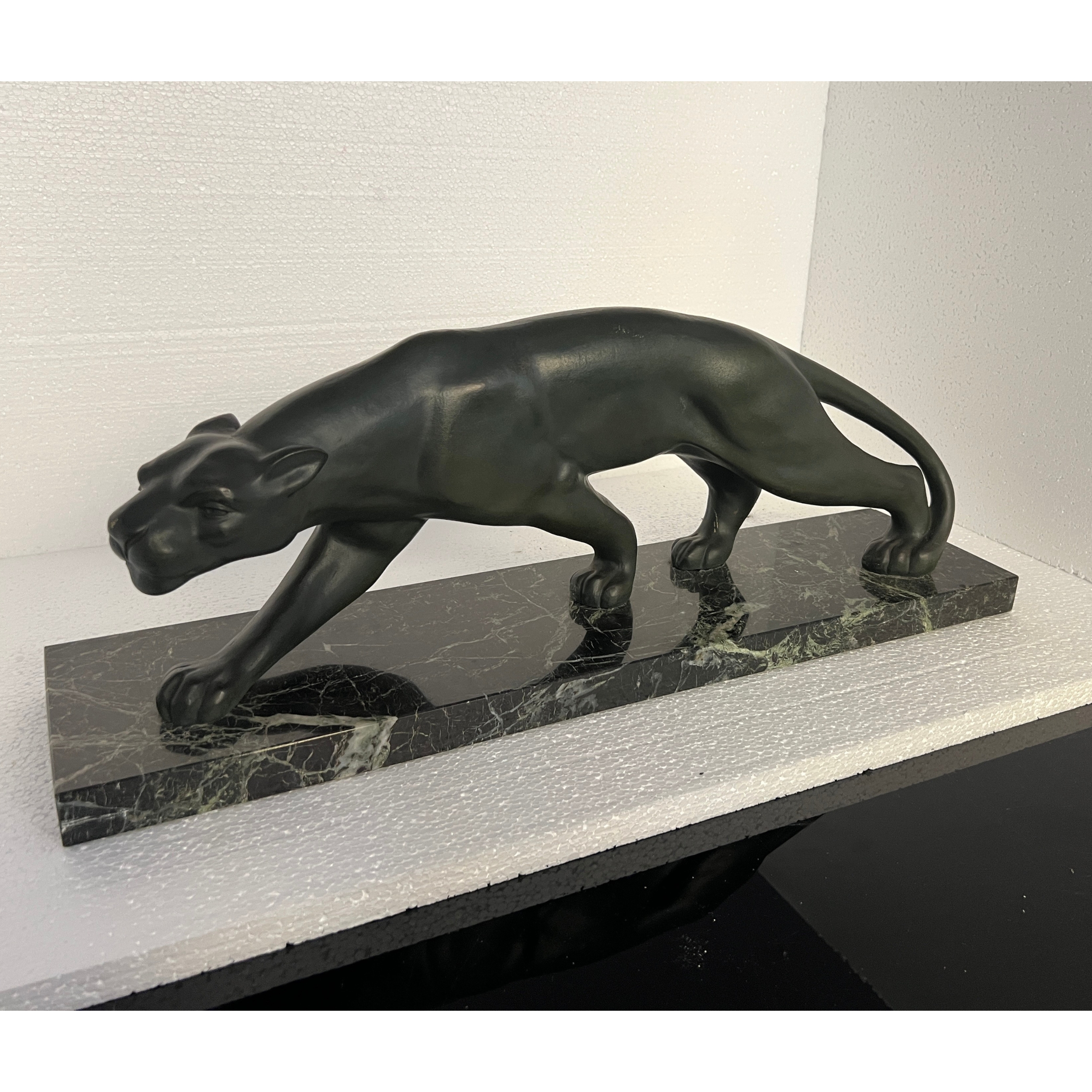 Art Deco Secondo Bronze Panther.3