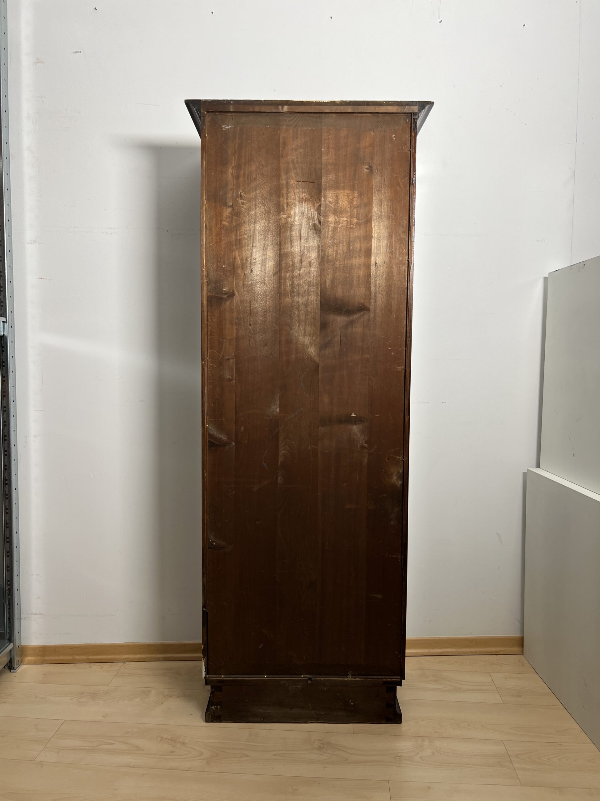 Art Deco Vitrine, Makassar, 3-seitig Glas.5