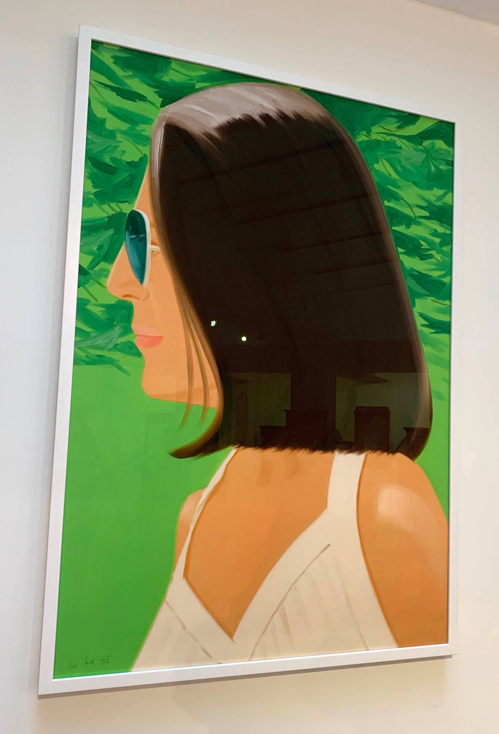 Gerahmt Alex Katz - Ada in Spain