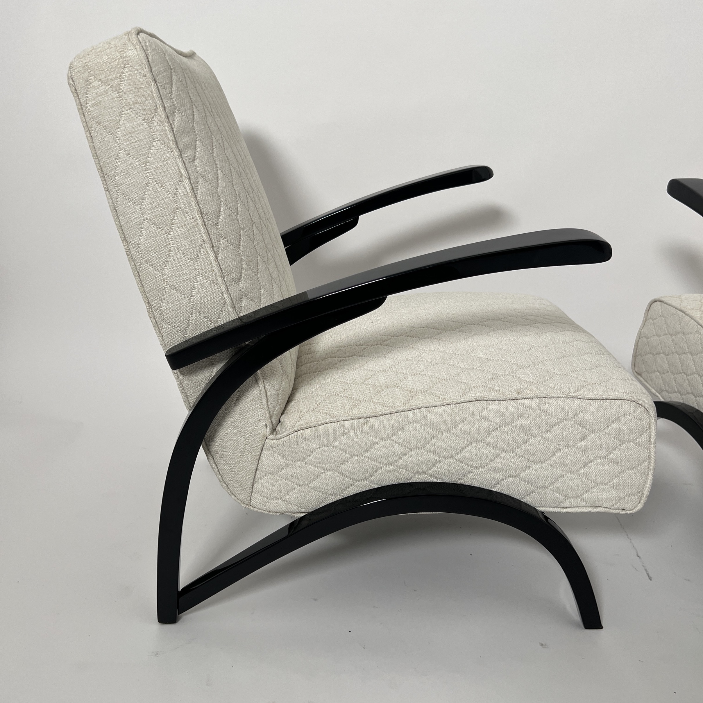 Jindrich Halabala Art Deco Lounge Chair