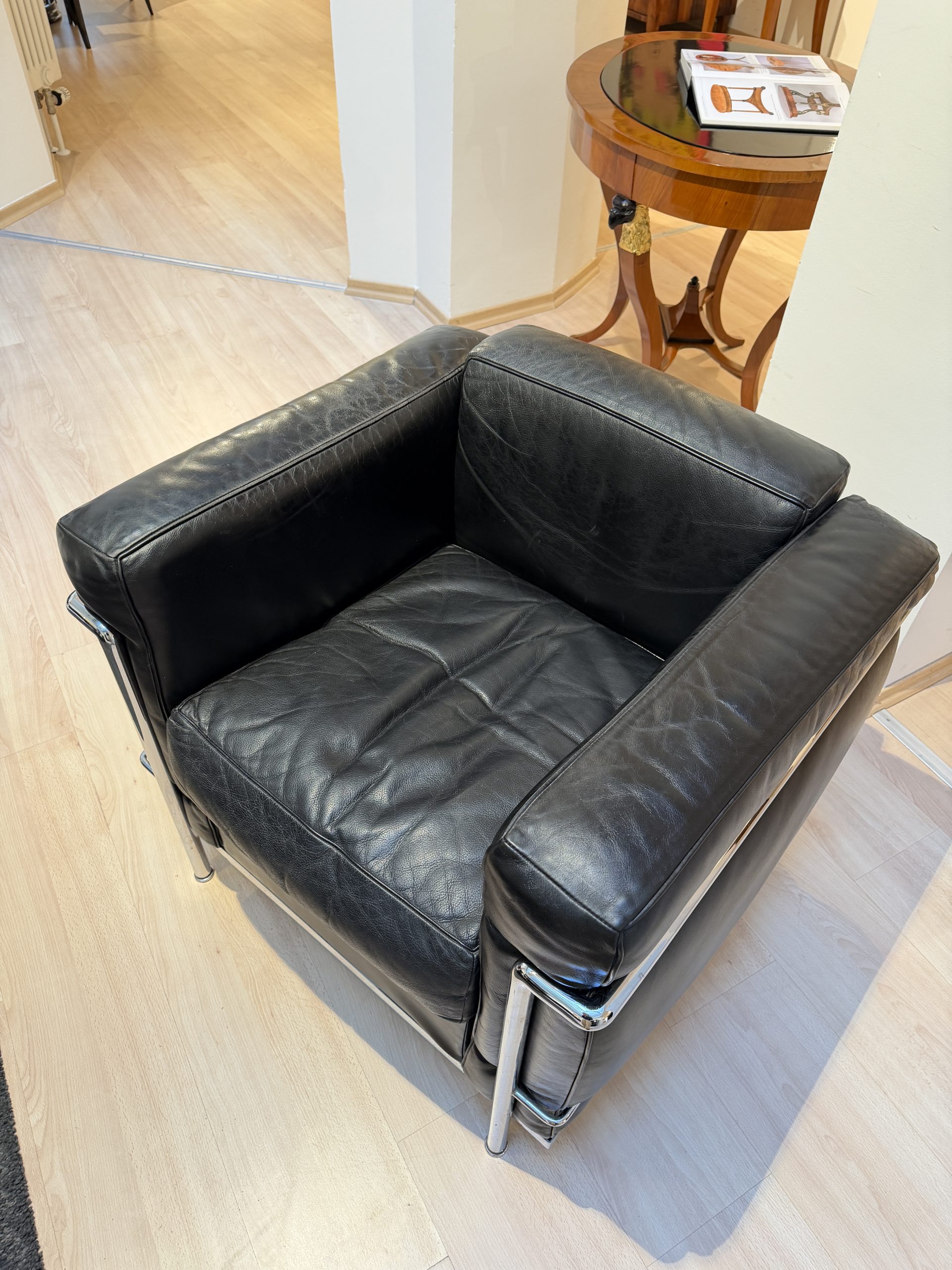 Vintage Cassina LC2 Sessel, Le Corbusier.7