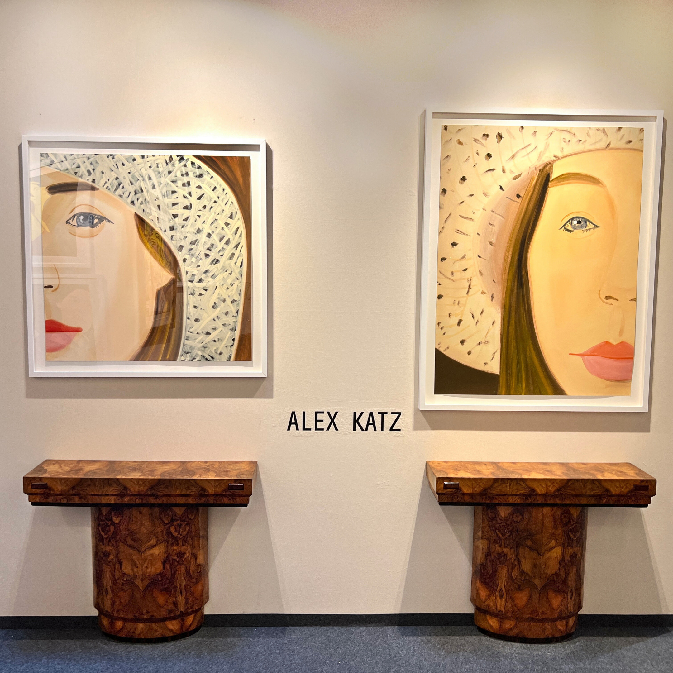 Alex Katz - Straw Hat 1+2
