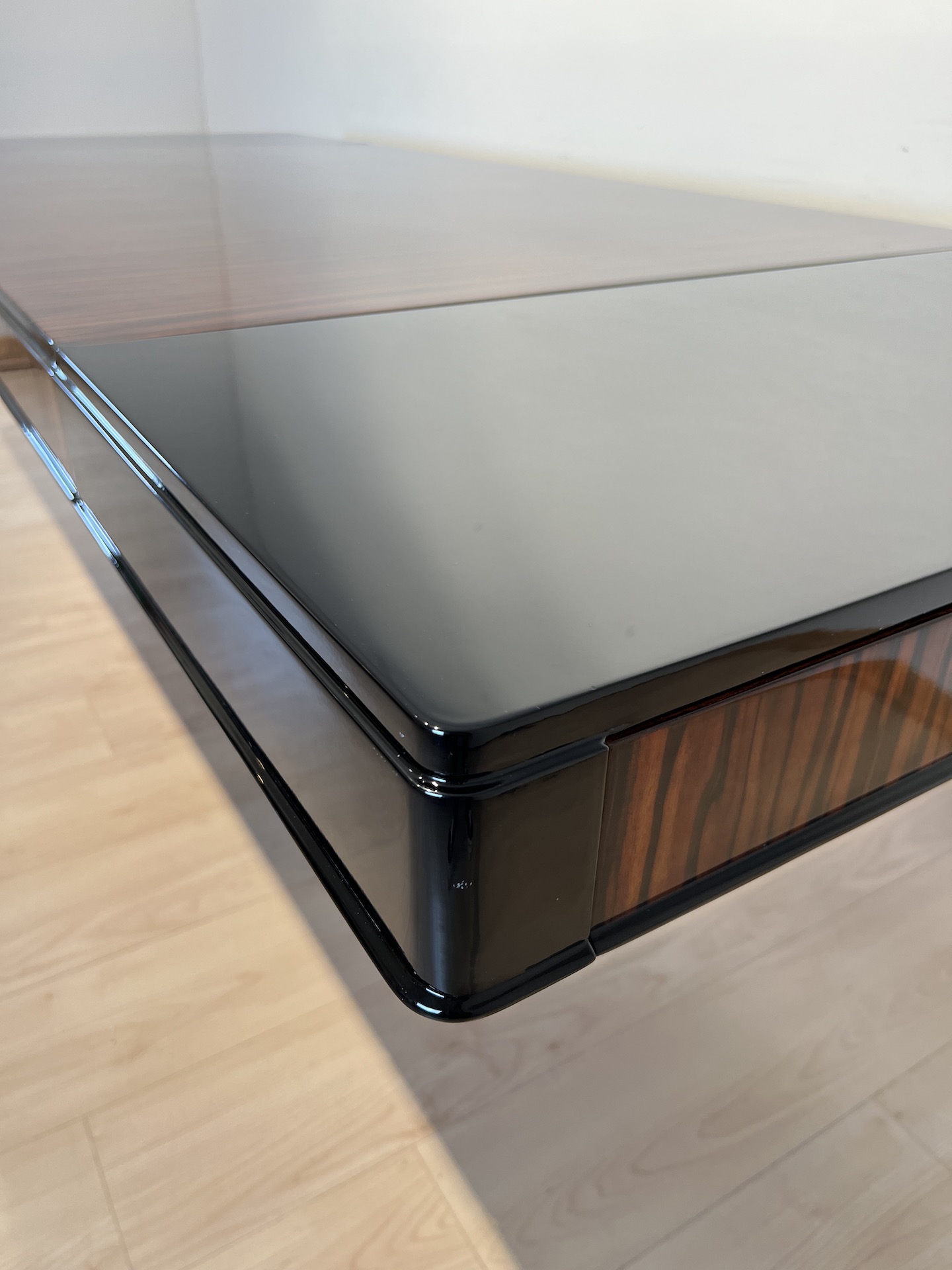 Art Deco Makassar Sitzgruppe mit 8 Stühlen13