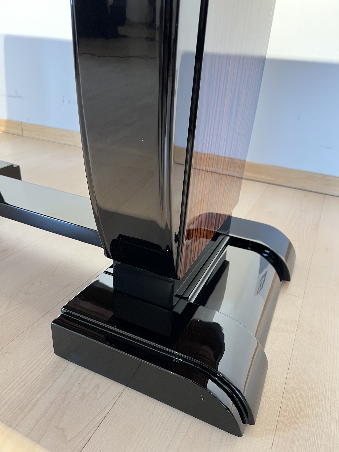 Art Deco Makassar Sitzgruppe mit 8 Stühlen6