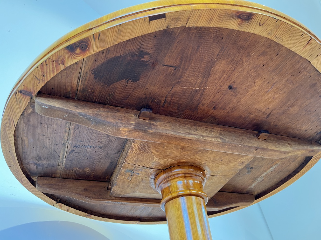 Biedermeier Salontisch, Kirschbaum11