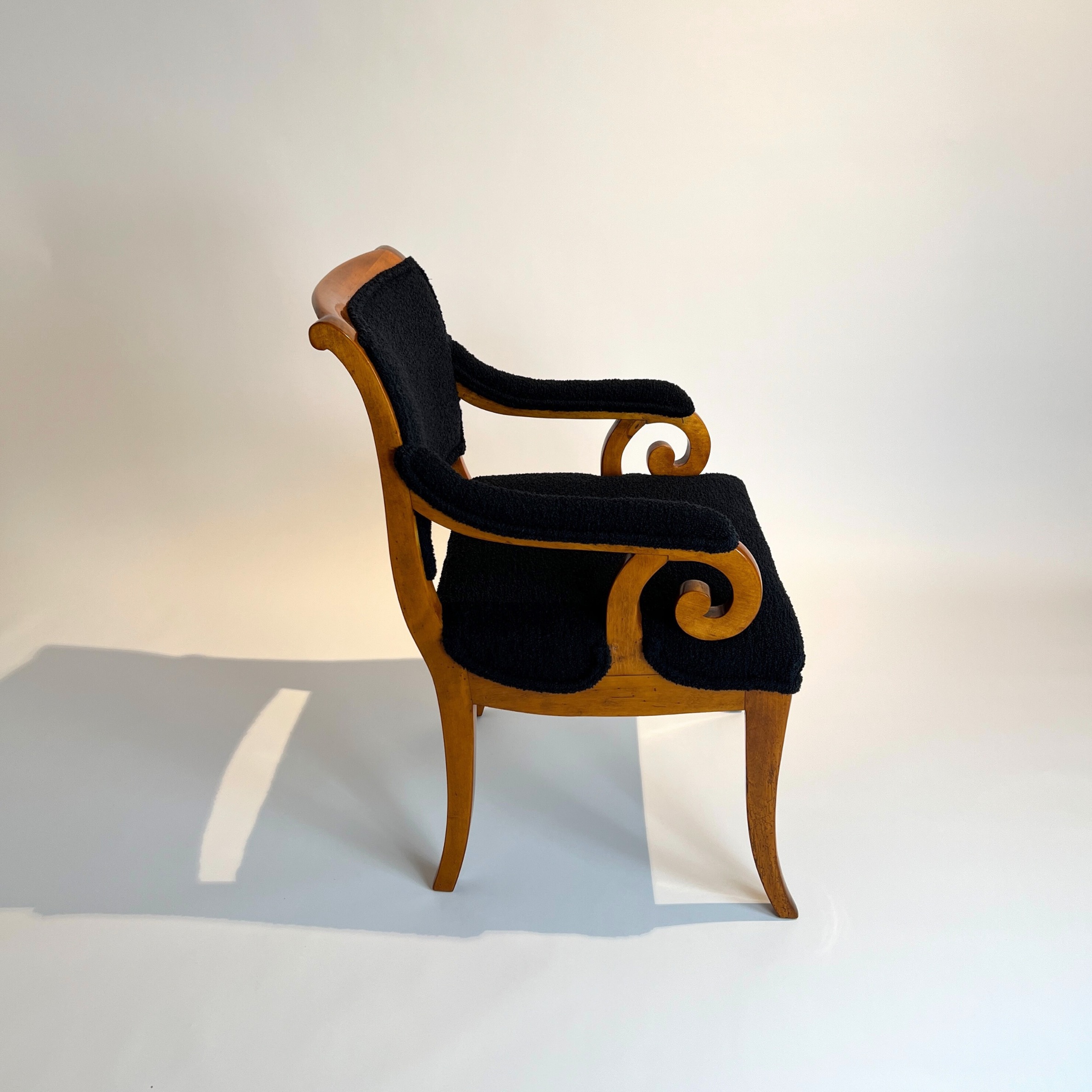 Biedermeier Armchair, Solid Beech, South Germany circa 1830