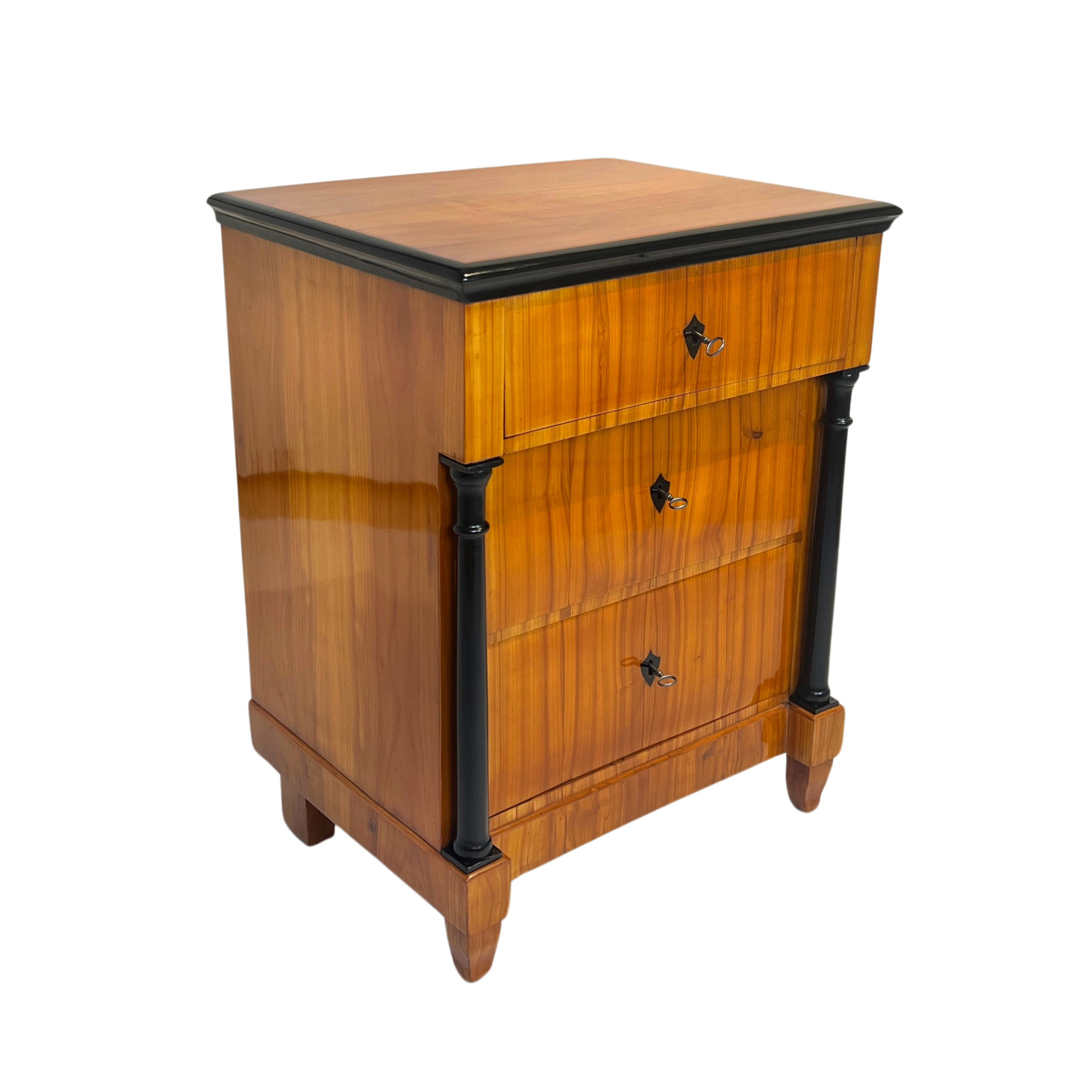 Kleine Biedermeier Kommode, Kirschbaum, Süddeutsch um 1820