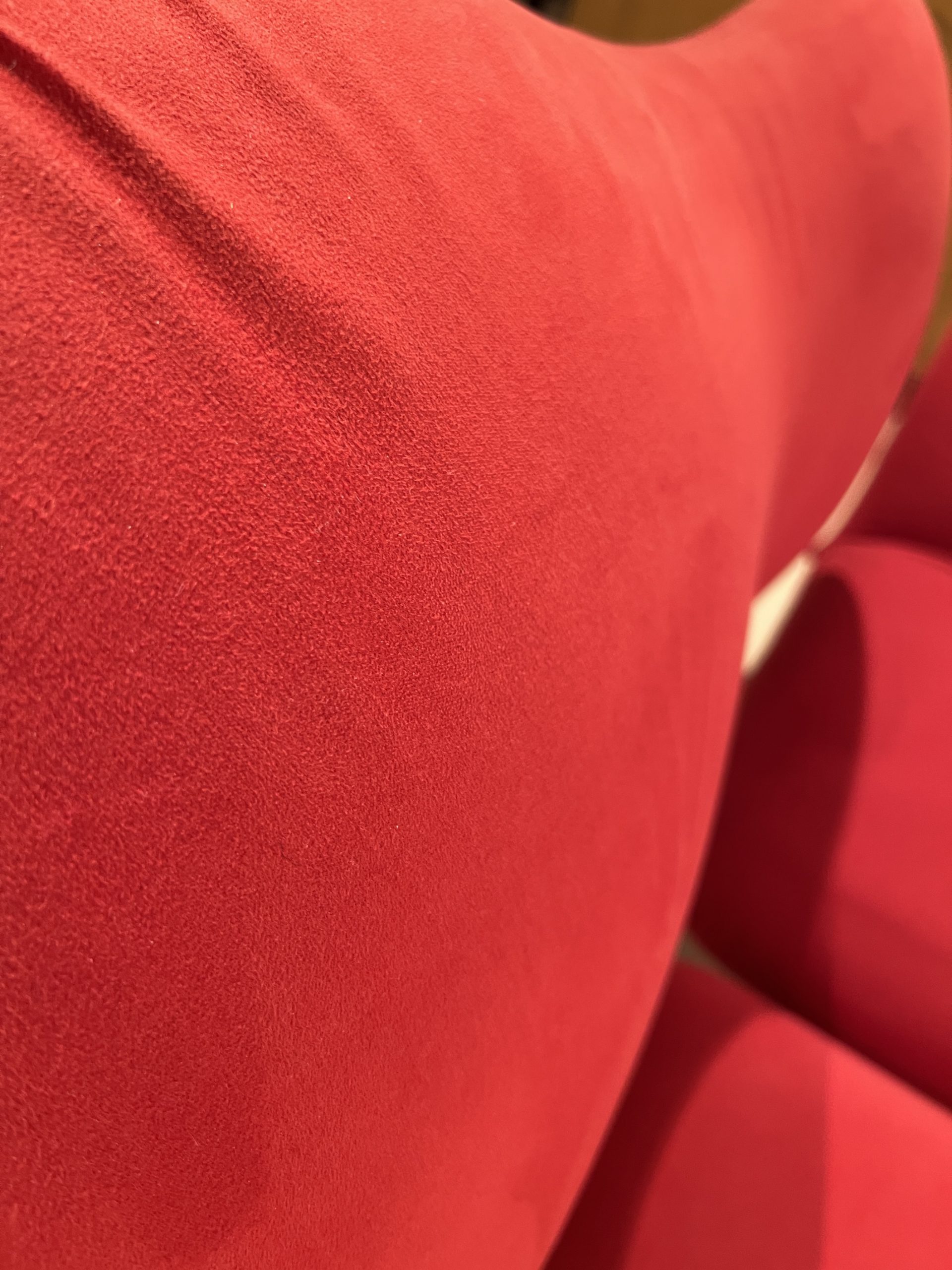 Italienisches rotes Design Sofa, Bonaldo, Arnold19