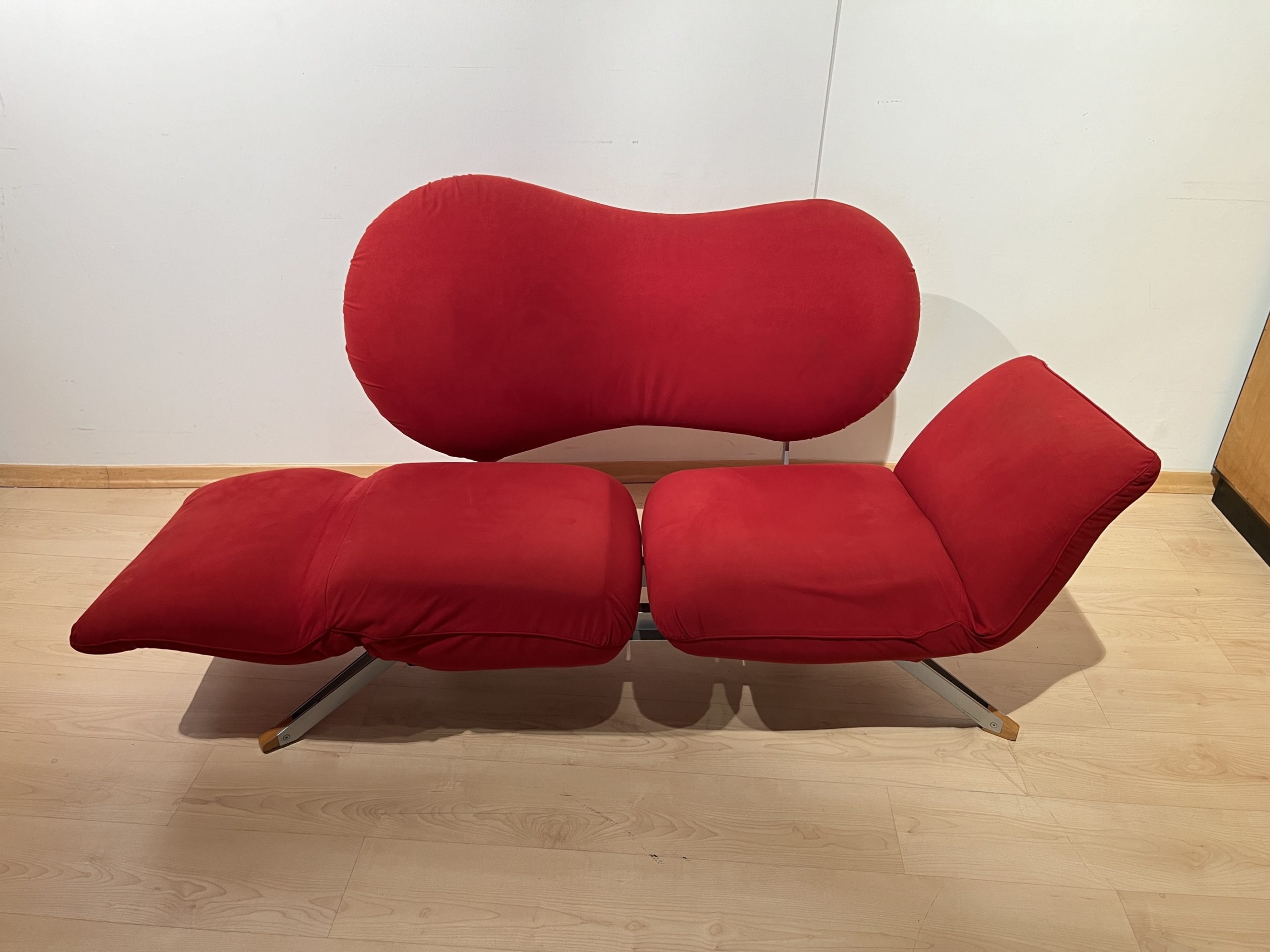 Italienisches rotes Design Sofa, Bonaldo, Arnold8 Italienisches rotes Design Sofa, Bonaldo, Arnold