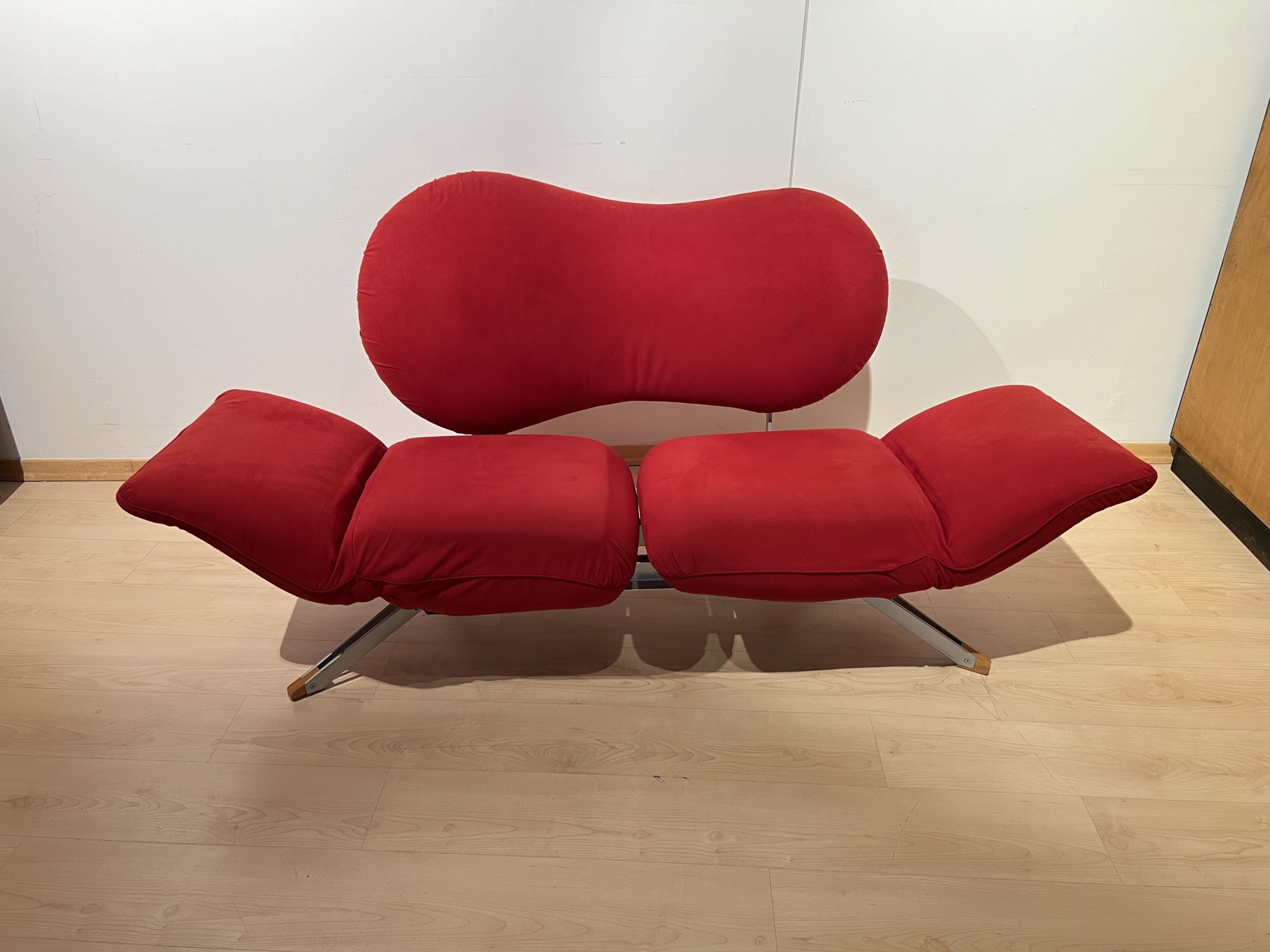 Italienisches rotes Design Sofa, Bonaldo, Arnold9 Italienisches rotes Design Sofa, Bonaldo, Arnold
