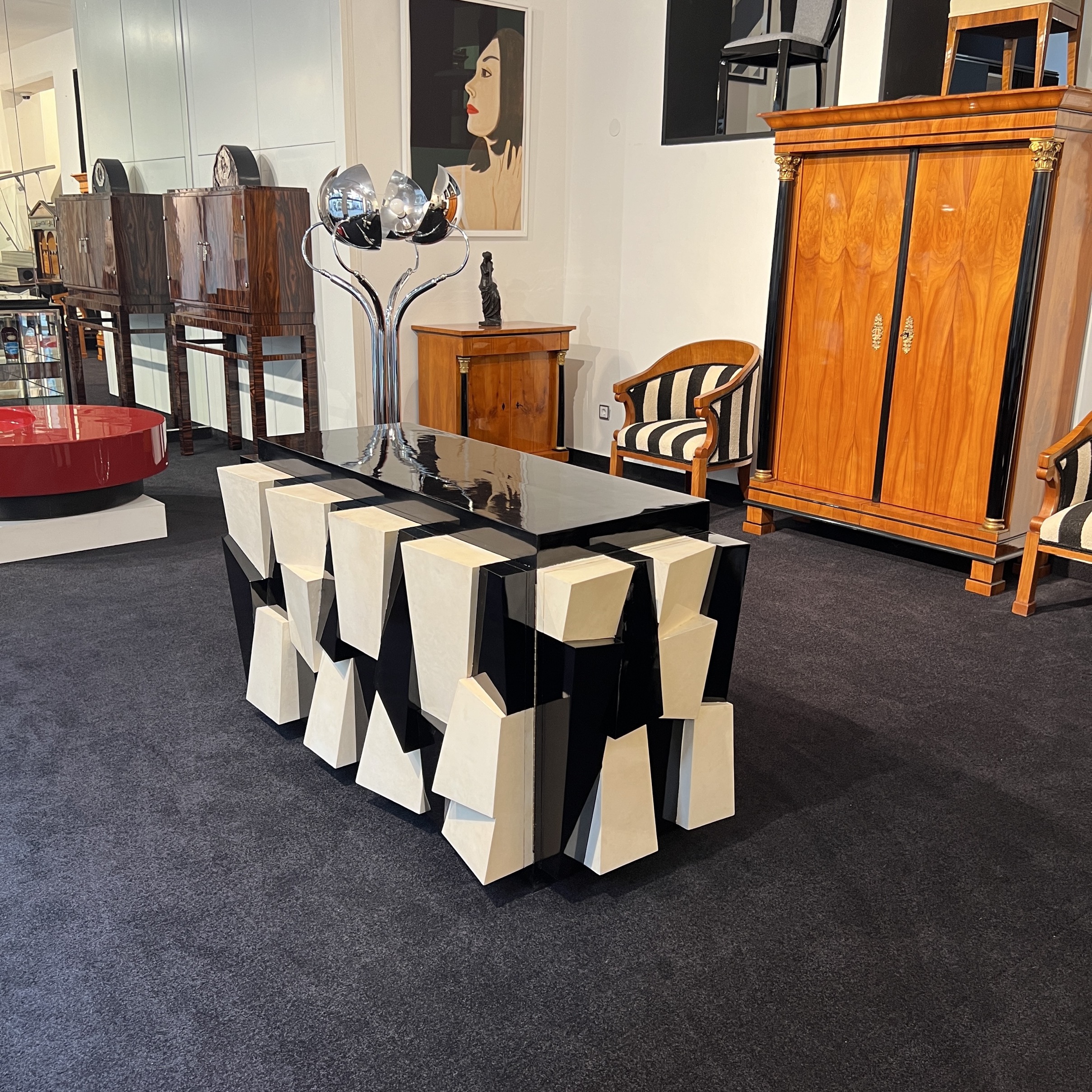 Paul Evans Style Cityscape II Sideboard, 1970s