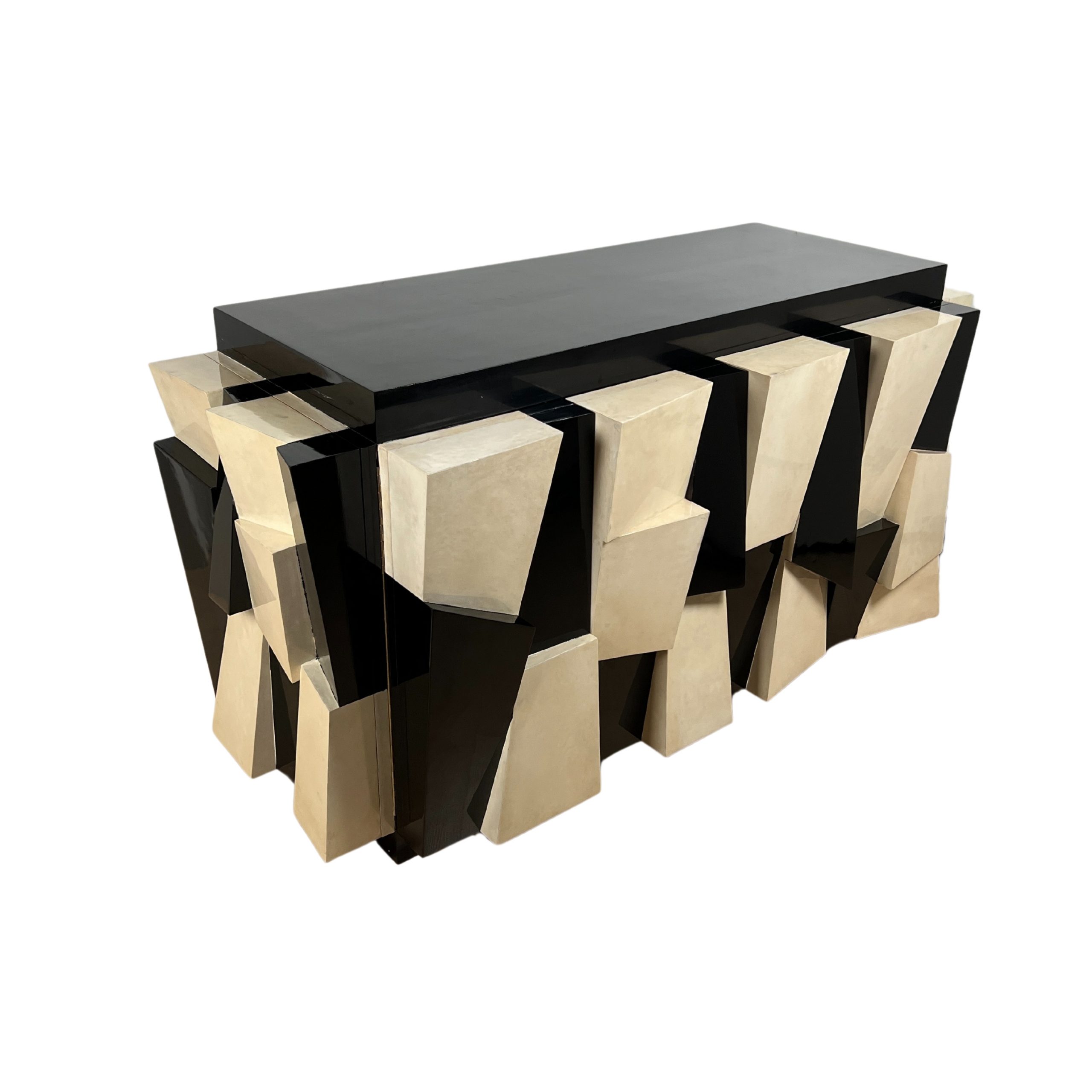 Paul Evans Style Cityscape II Sideboard, 1970s