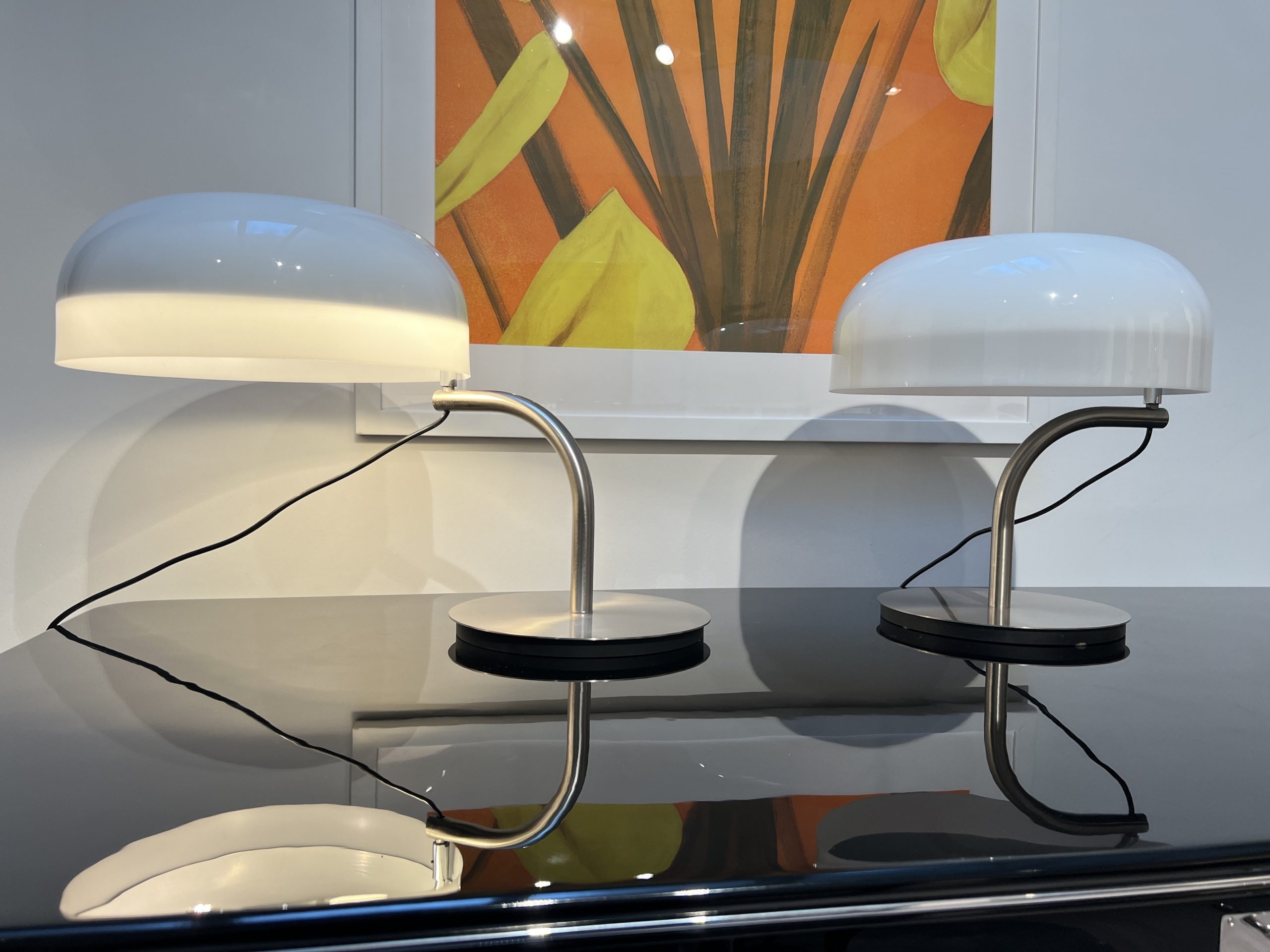 Tischlampen Giotto Stoppino für Valenti Luce1