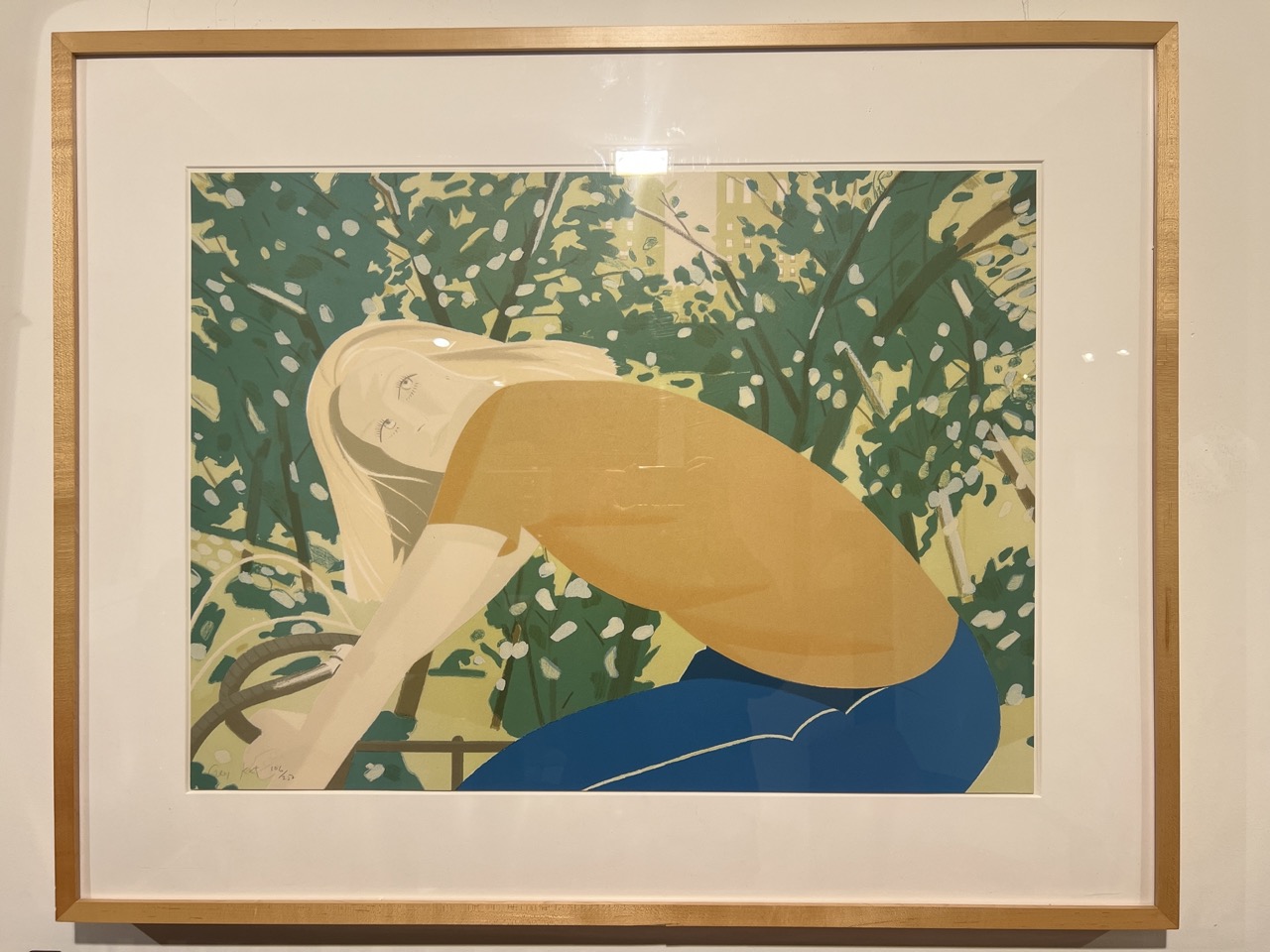 Alex Katz, 1983 - Bicycle Rider