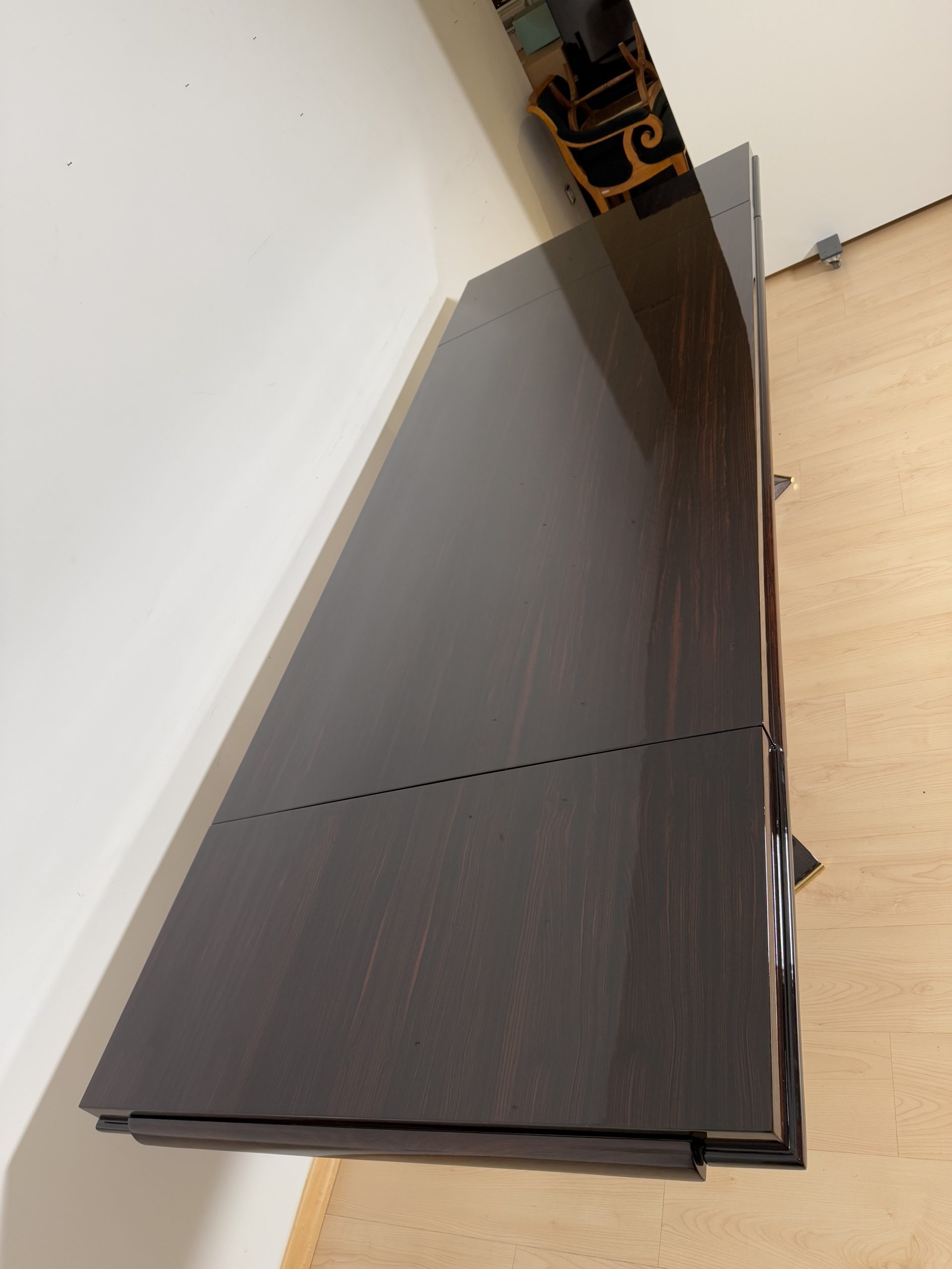 Art Deco Dining room Set in Macassar Ebony, Paris.9