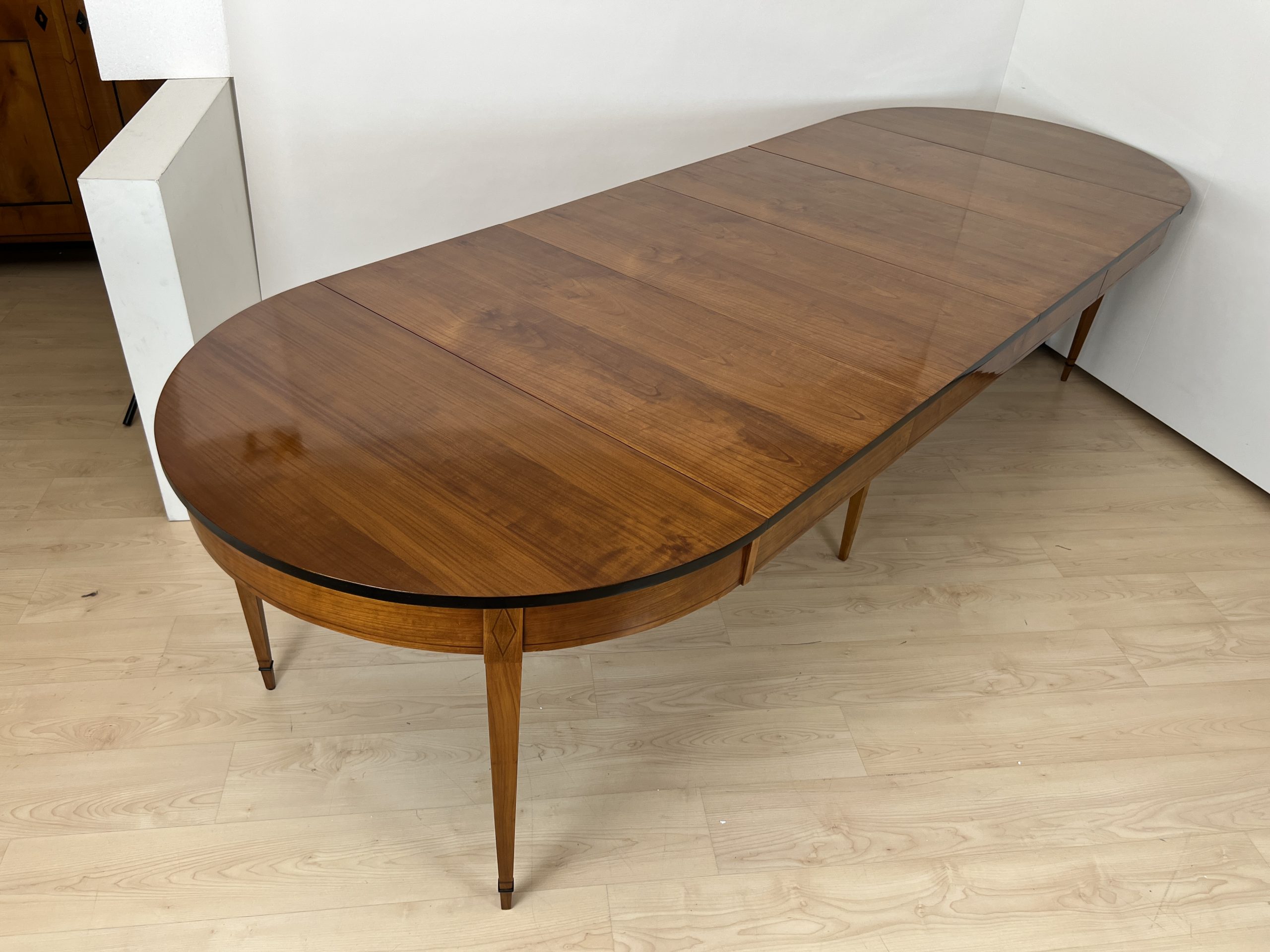 Biedermeier Ausziehtisch Kirschbaum12