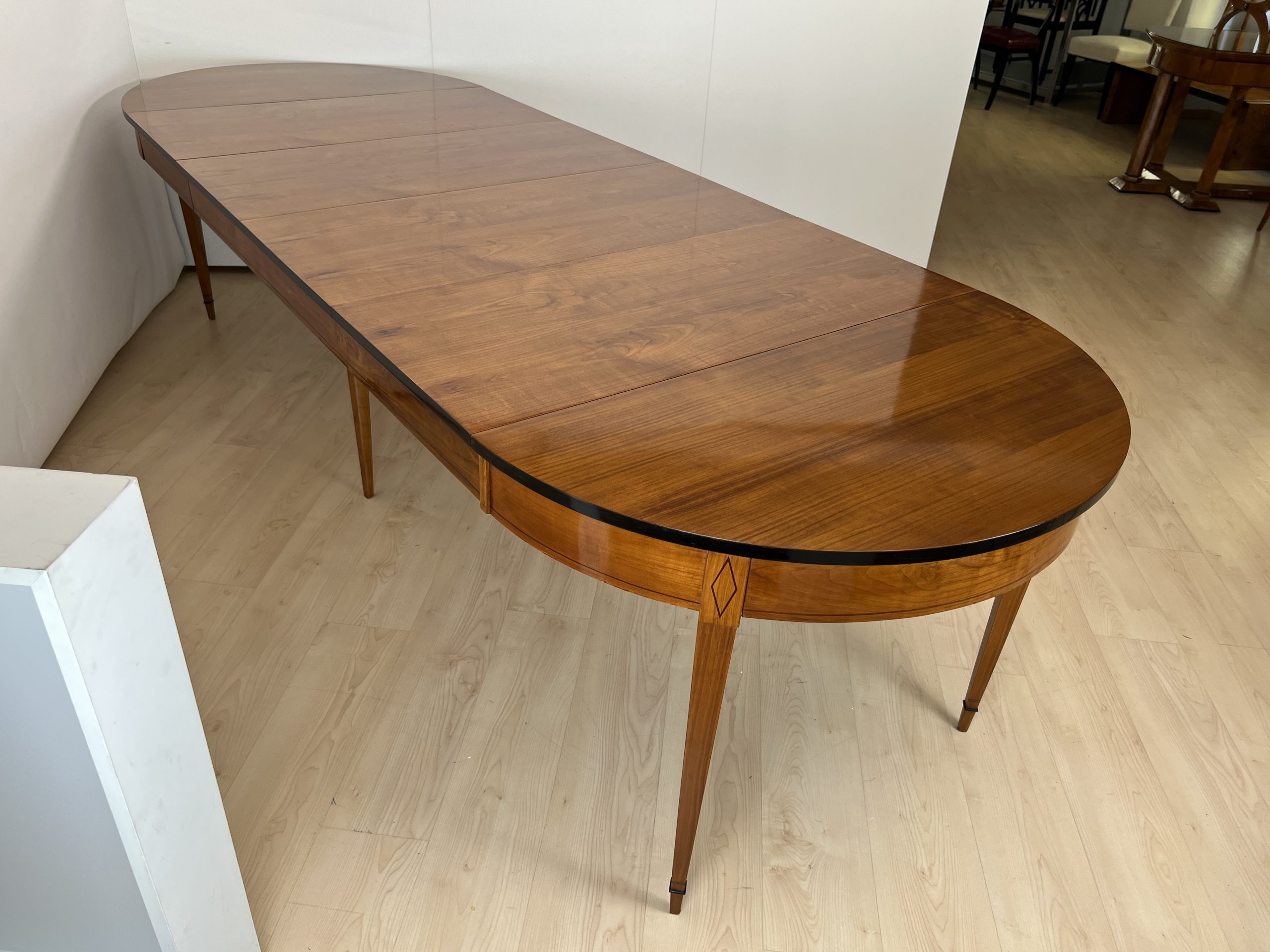 Biedermeier Ausziehtisch Kirschbaum15