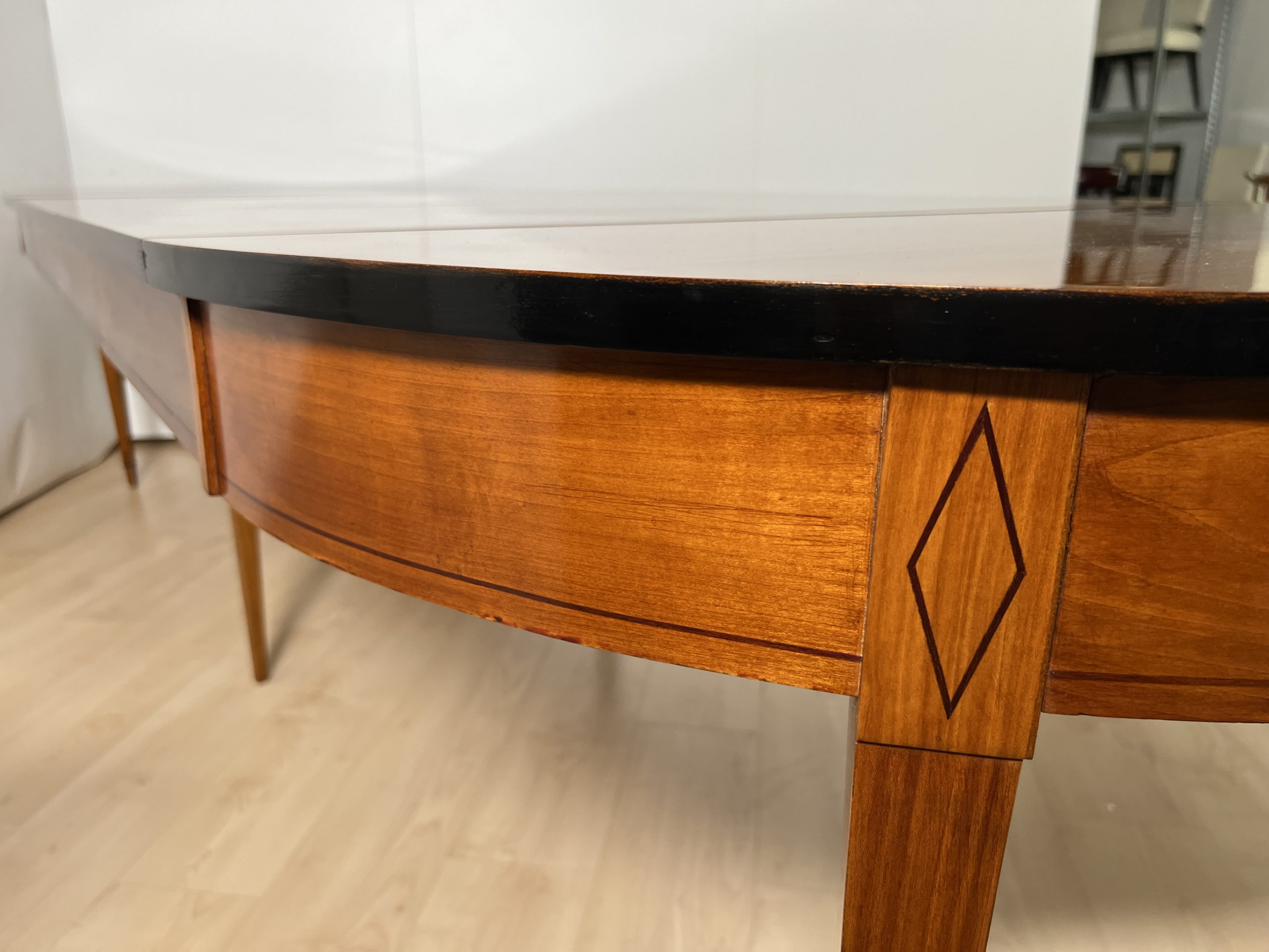 Biedermeier Ausziehtisch Kirschbaum16