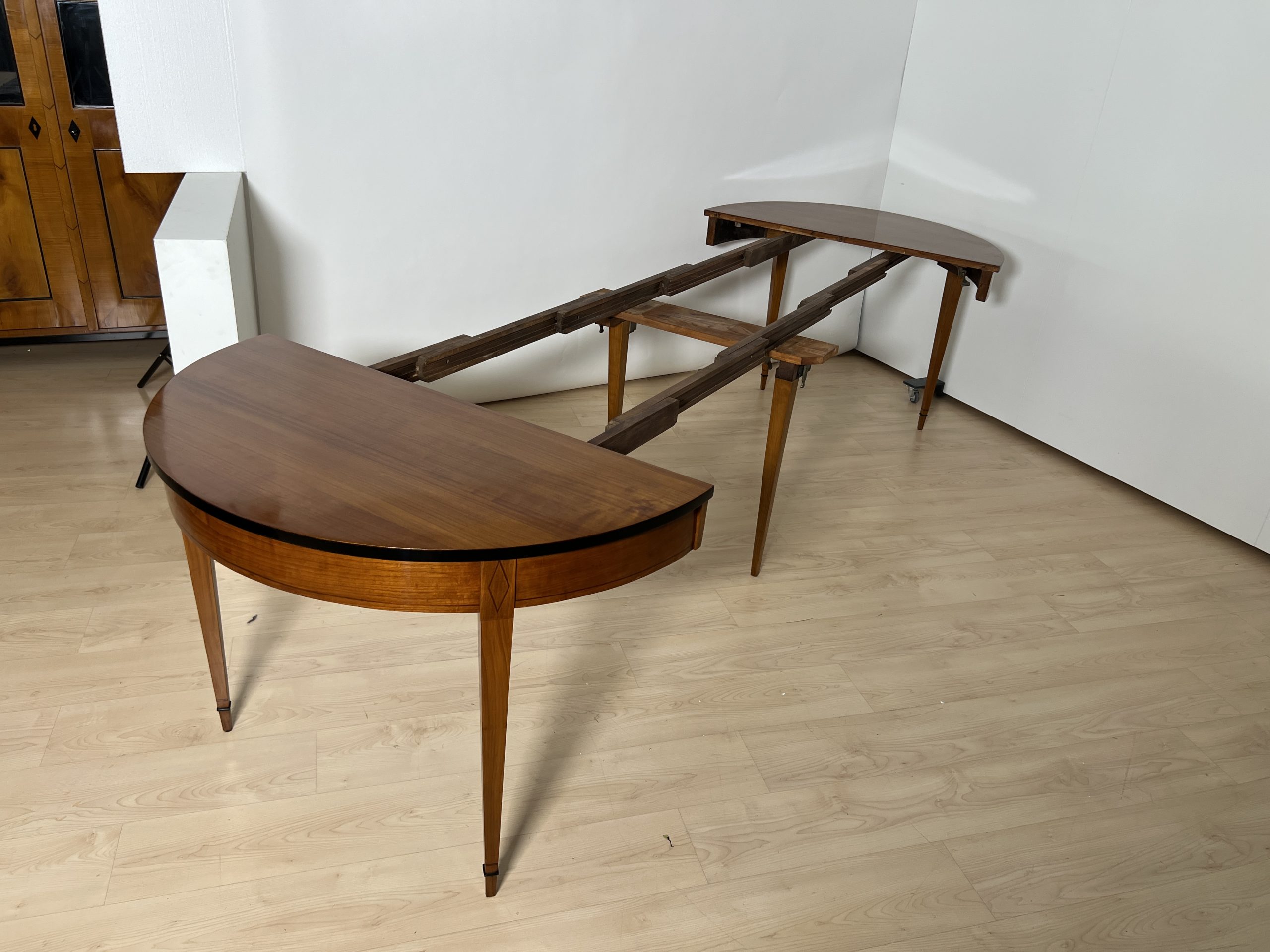 Biedermeier Ausziehtisch Kirschbaum18