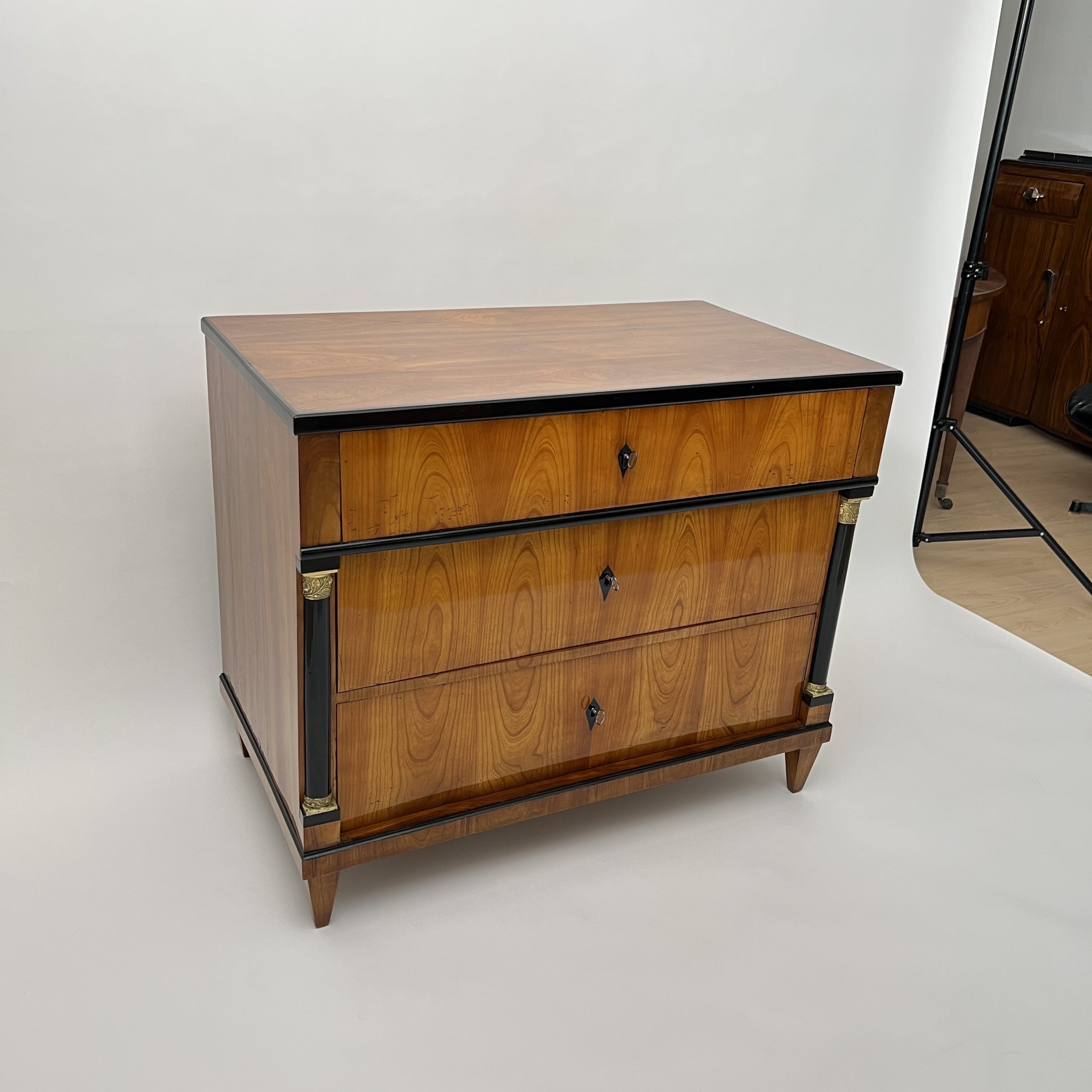 Biedermeier Kommode, Kirschbaum