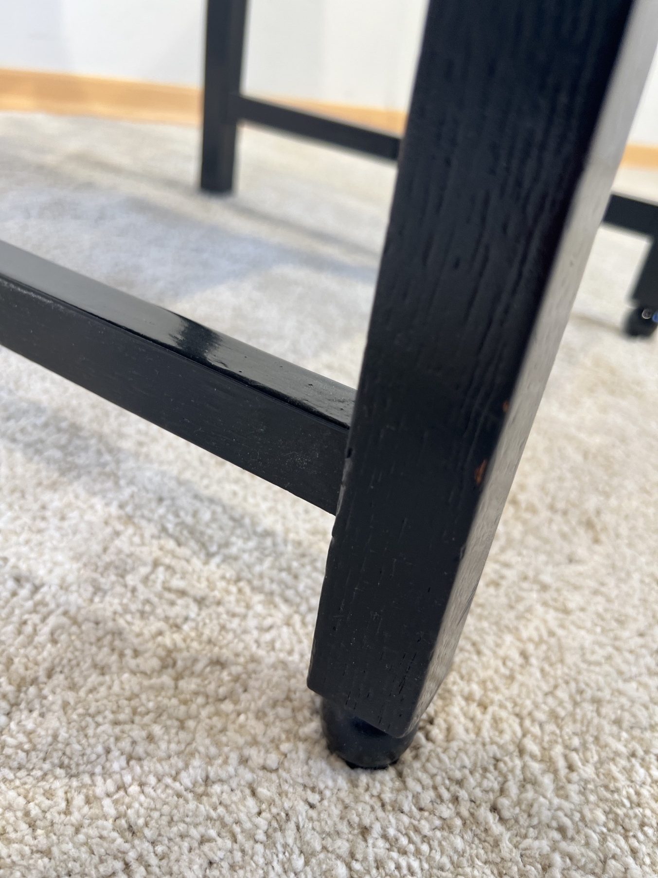 Bauhaus Armlehnstuhl, Eiche, schwarz gelackt10