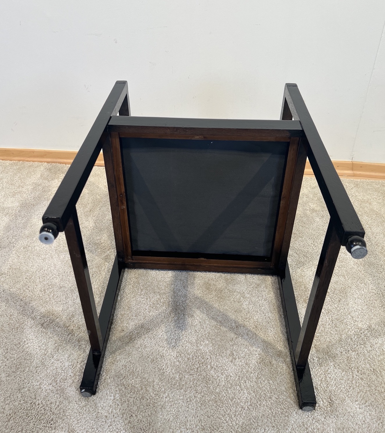 Bauhaus Armlehnstuhl, Eiche, schwarz gelackt19