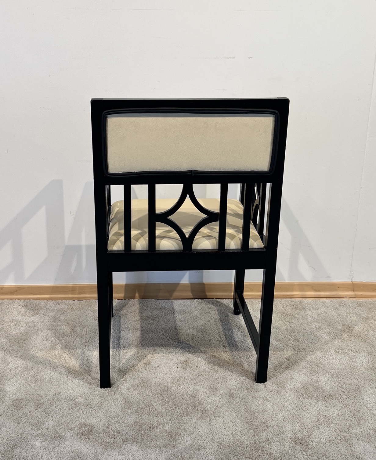 Bauhaus Armlehnstuhl, Eiche, schwarz gelackt6