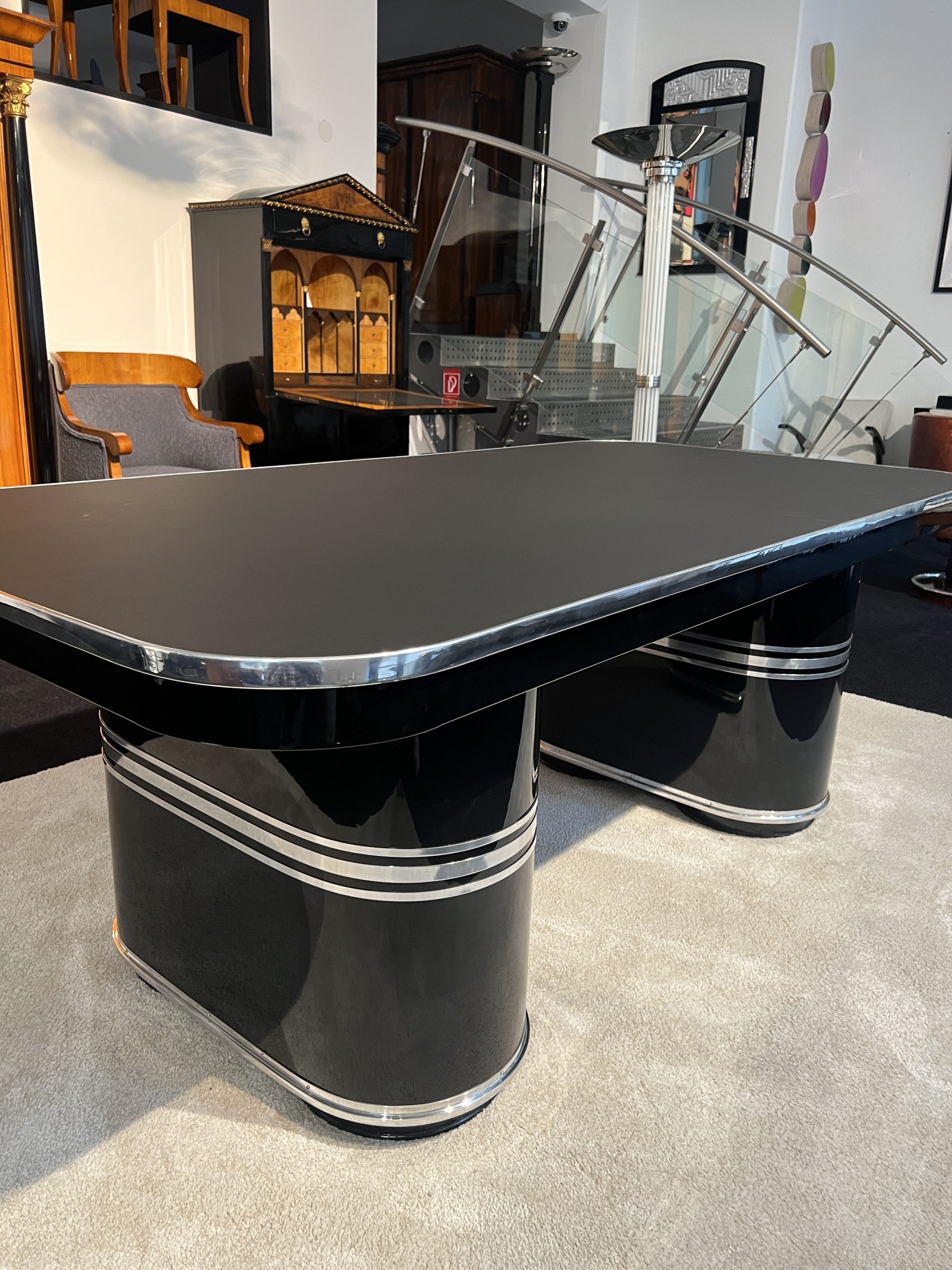 Mauser-Werke Schreibtisch, New York, Schwarzlack