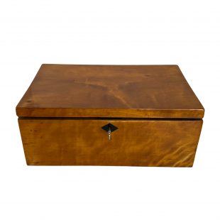 Biedermeier Schatulle Birke massiv