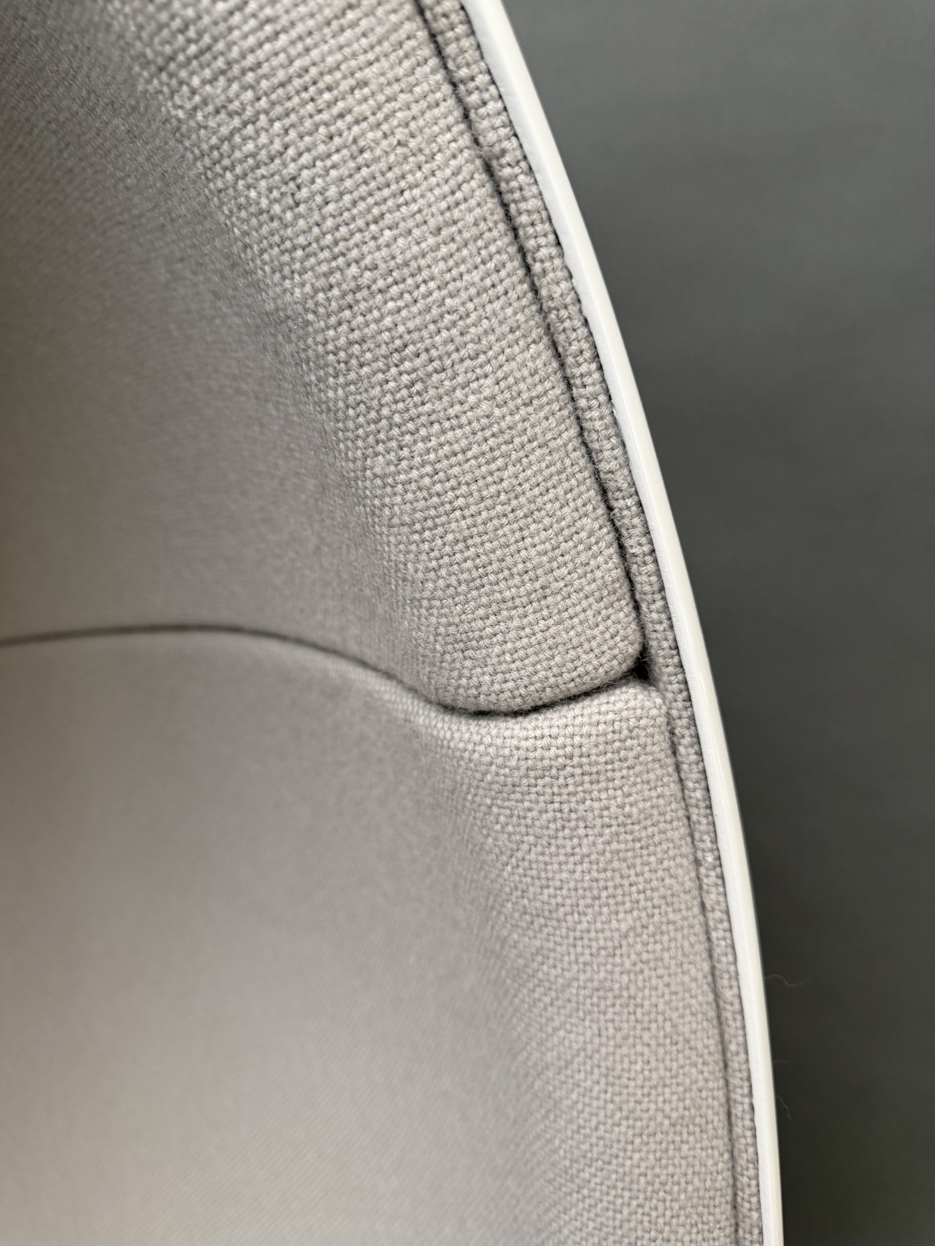 Asko Ball Chair, White Gray.9