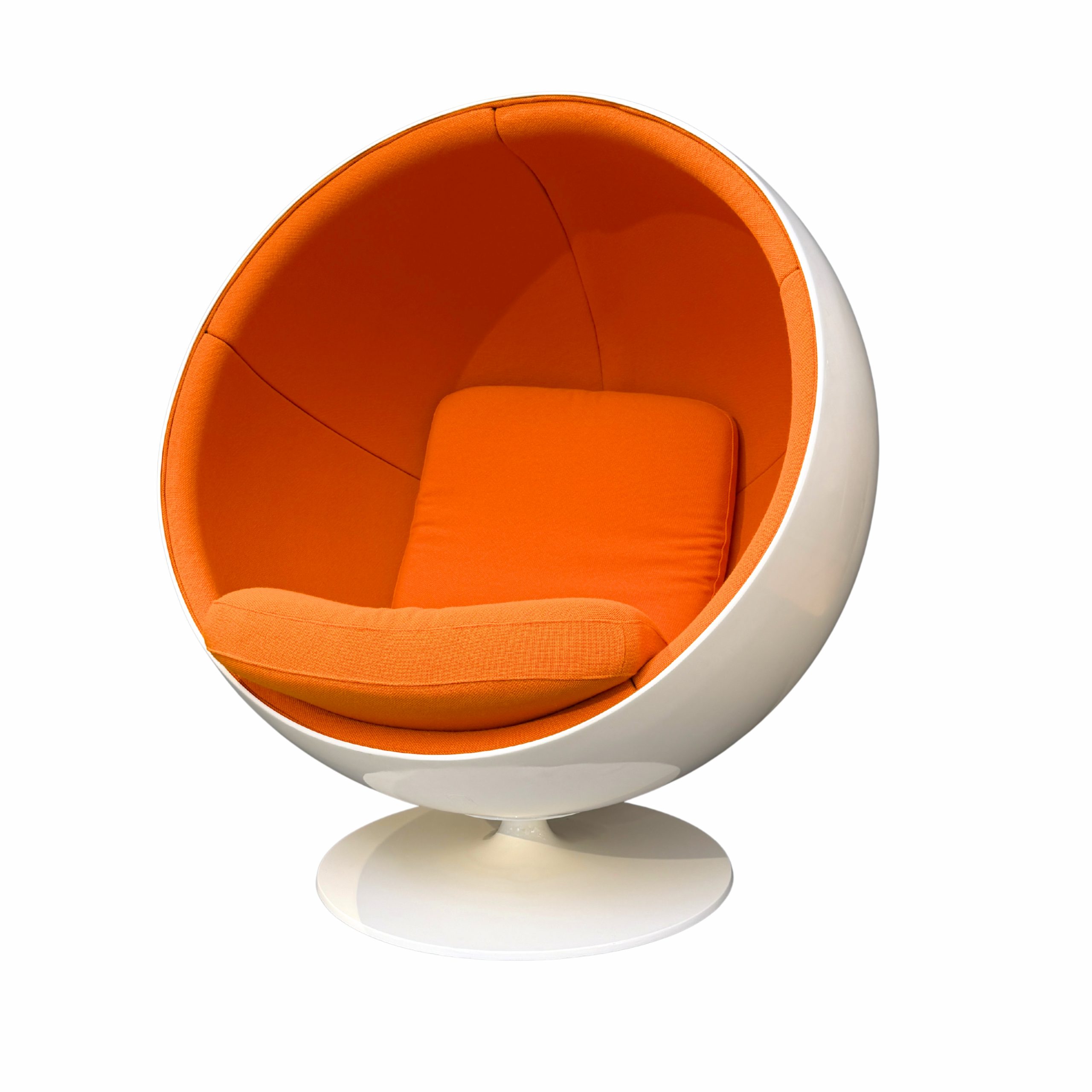 Asko Eero Aarnio Ball Chair Orange Asko Ball Chair von Eero Aarnio, 1963 in Orange