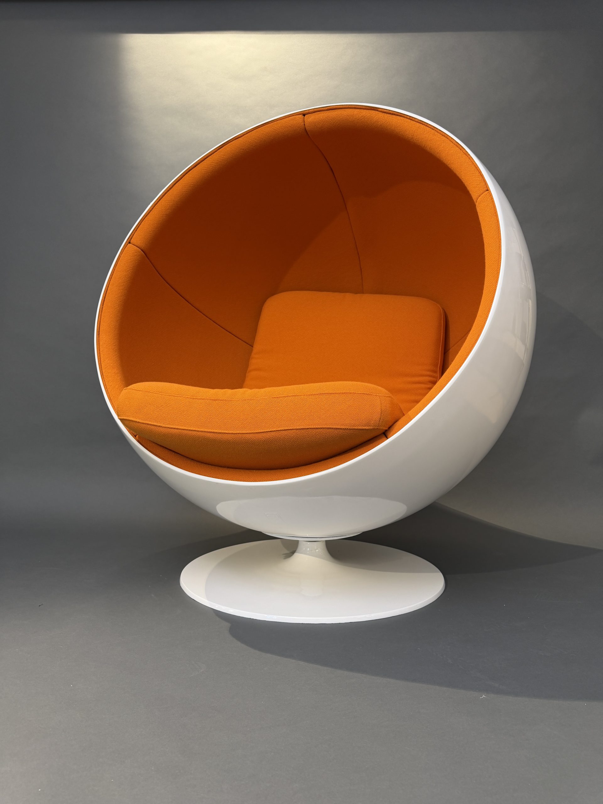 Asko Eero Aarnio Ball Chair Orange.23 Asko Ball Chair von Eero Aarnio, 1963 in Orange