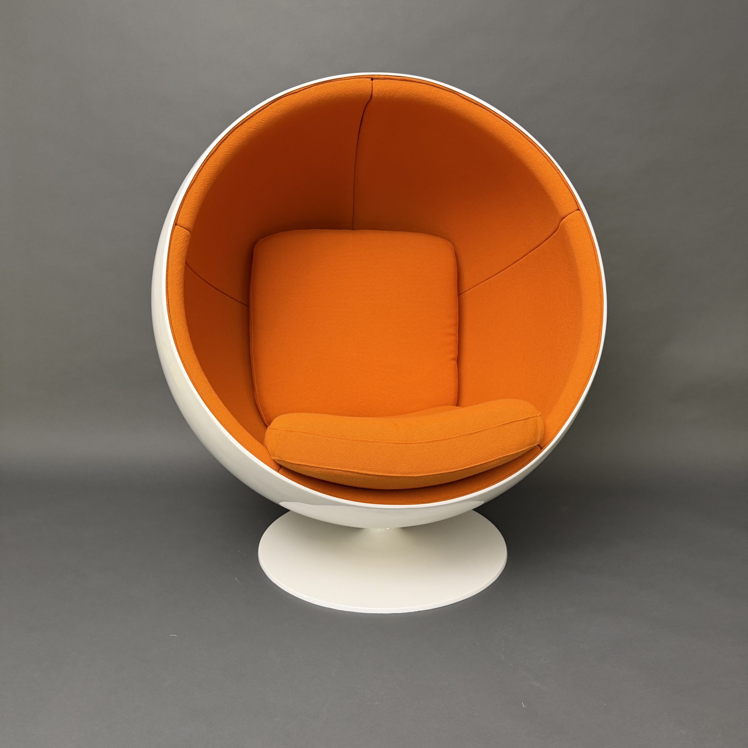 Asko Eero Aarnio Ball Chair Orange.3 Asko Ball Chair von Eero Aarnio, 1963 in Orange