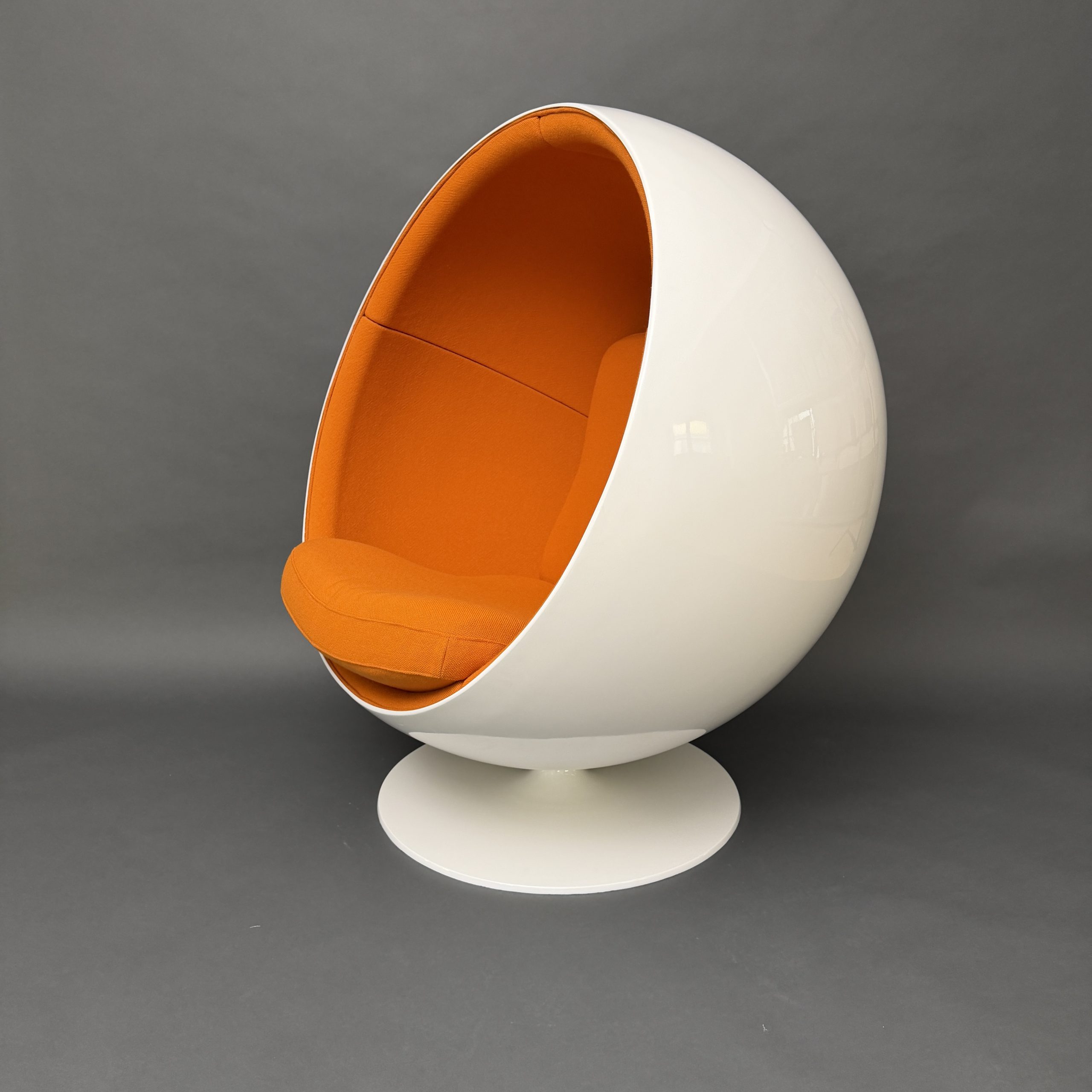 Asko Eero Aarnio Ball Chair Orange.4 Asko Ball Chair von Eero Aarnio, 1963 in Orange