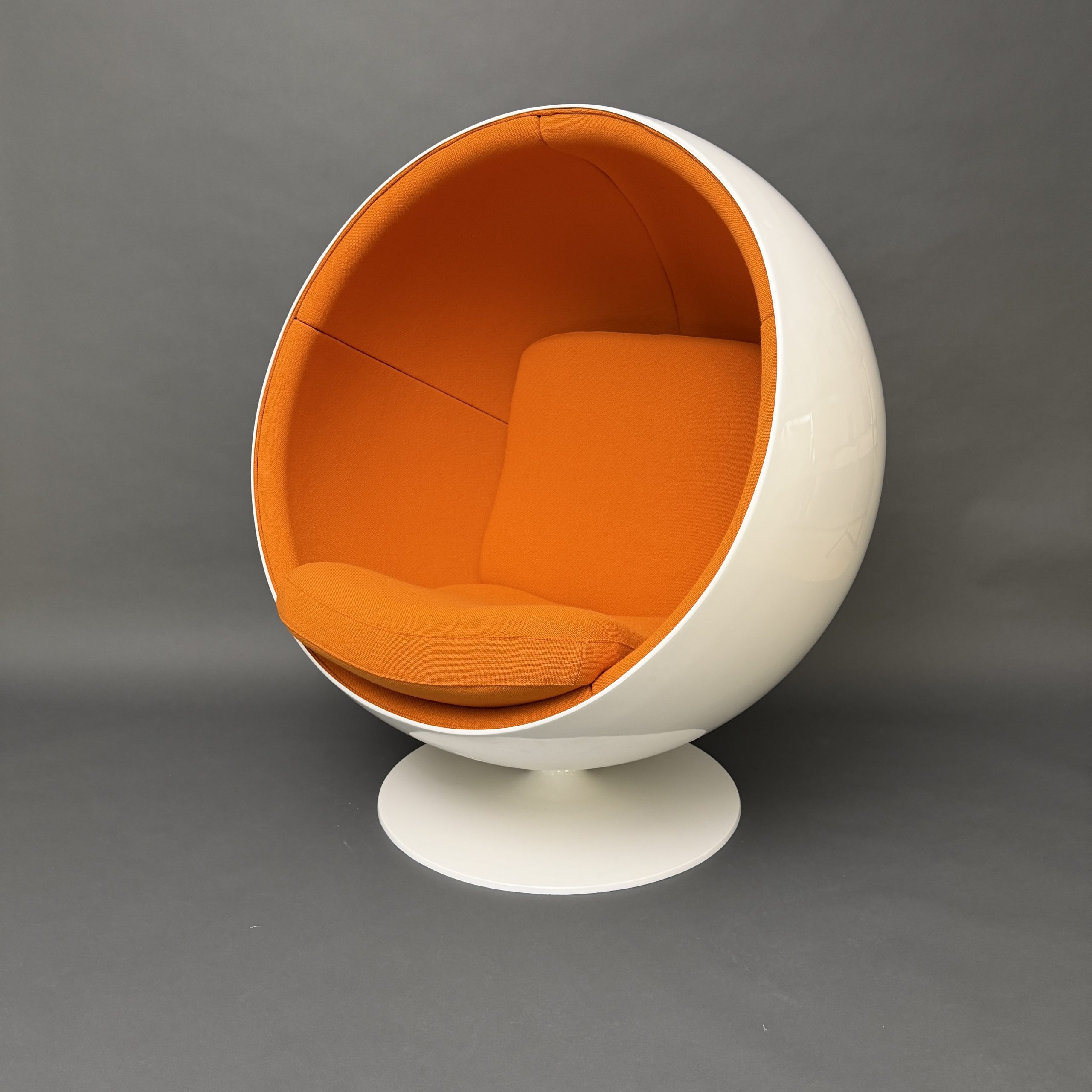 Asko Eero Aarnio Ball Chair Orange.5 Asko Ball Chair von Eero Aarnio, 1963 in Orange