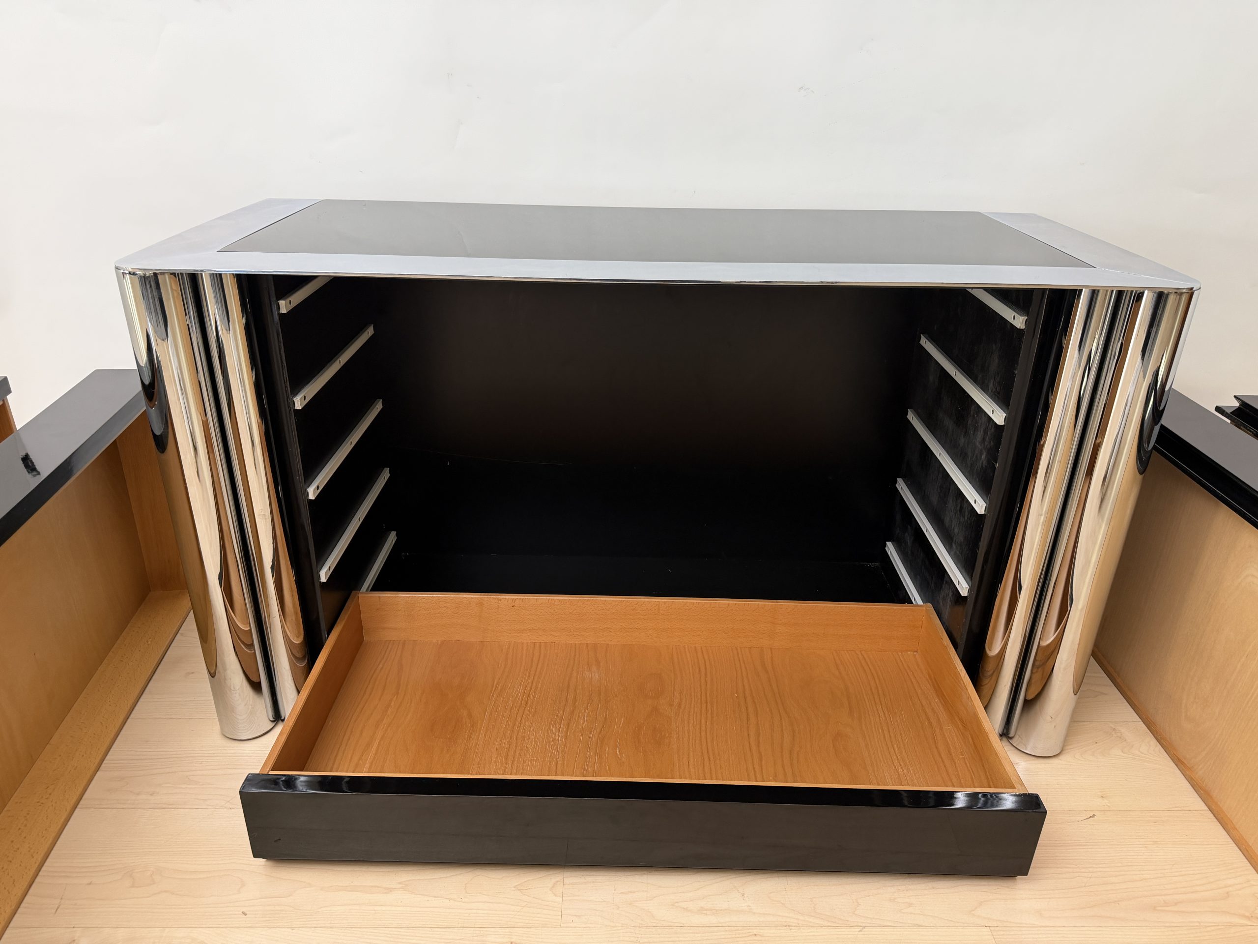 Black Designer Commode, Cinova, 1969.15