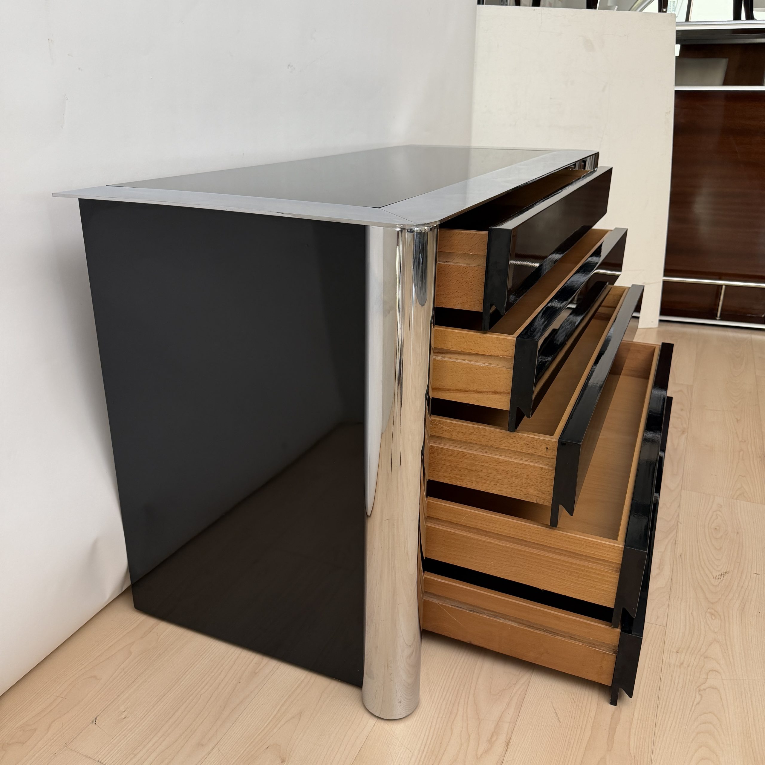 Black Designer Commode, Cinova, 1969.6