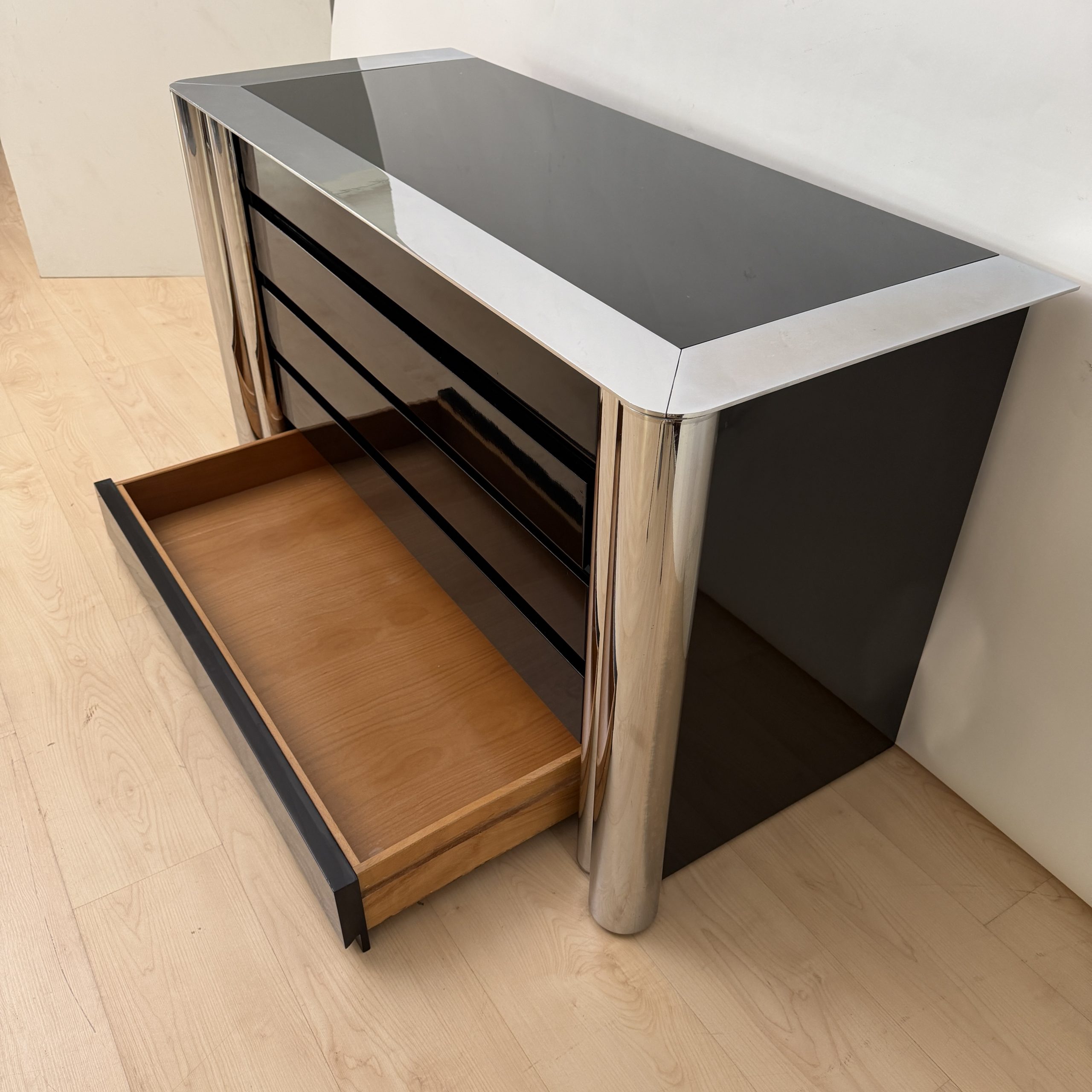 Black Designer Commode, Cinova, 1969.8