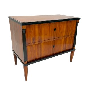 Biedermeier Kommode, Kirschbaum, Ebonisiert, Süddeutschland um 1820