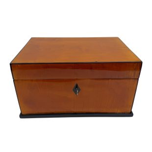 Biedermeier Schatulle, Birke, um 1830