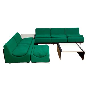 Grünes Sofa Orbis, Luigi Colani für COR, Germany, 1969